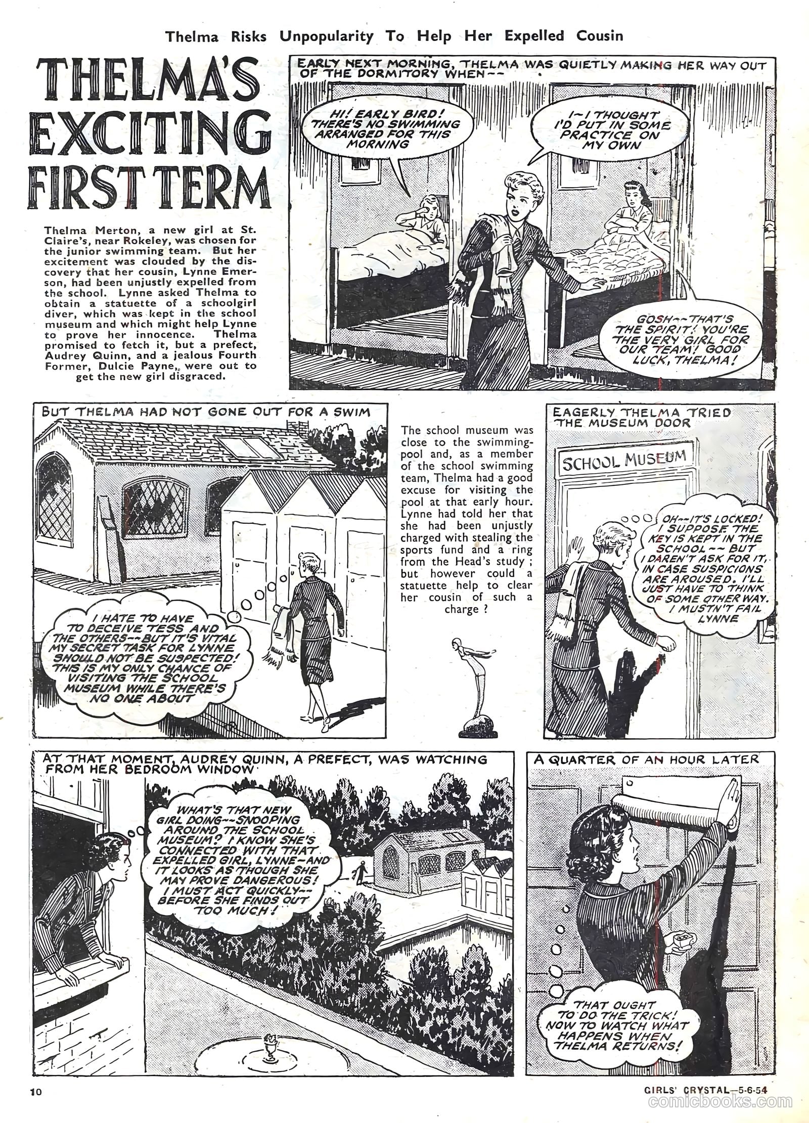 Girls' Crystal #972 (1954) — page 10 of 20