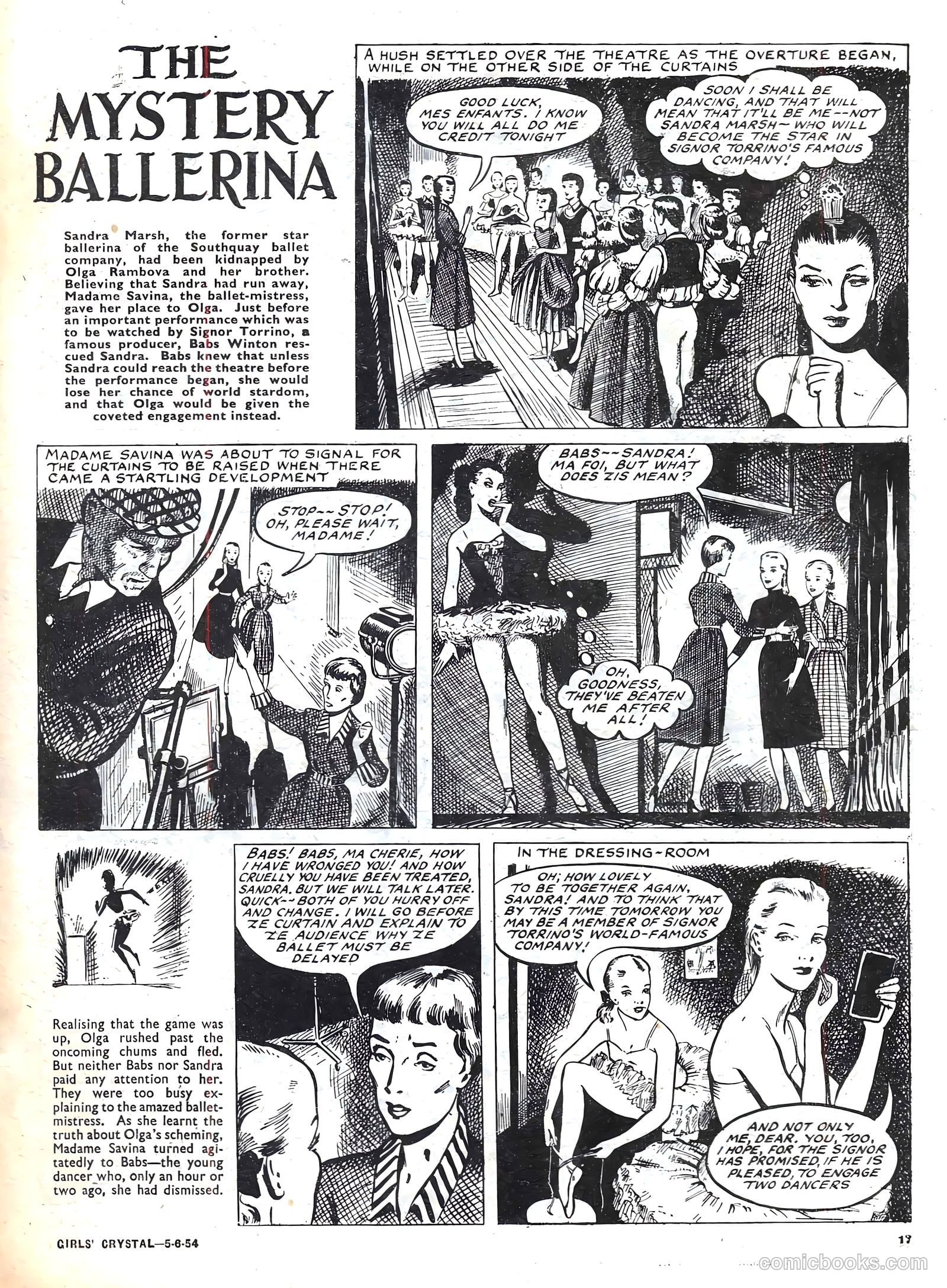 Girls' Crystal #972 (1954) — page 17 of 20