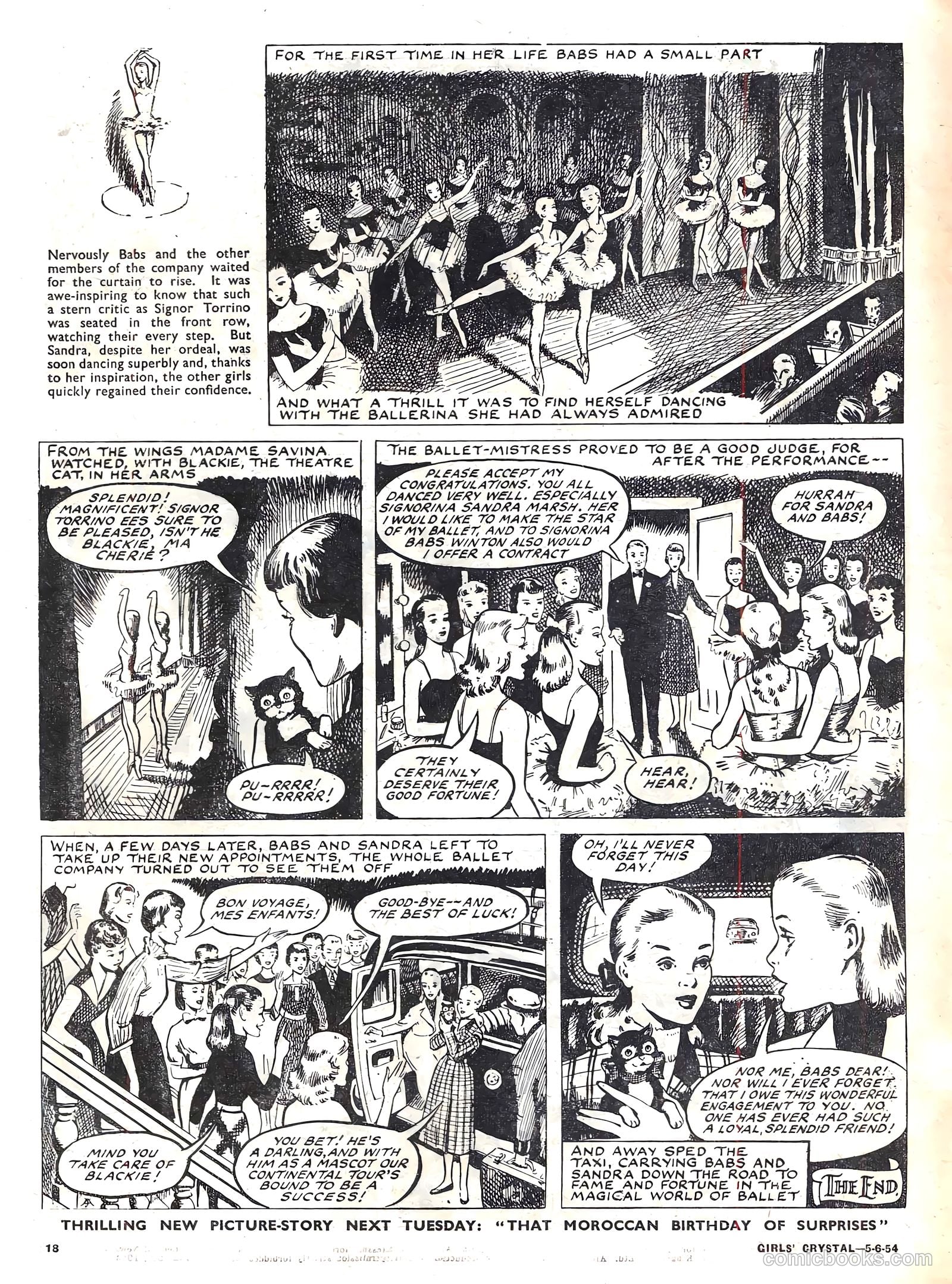 Girls' Crystal #972 (1954) — page 18 of 20