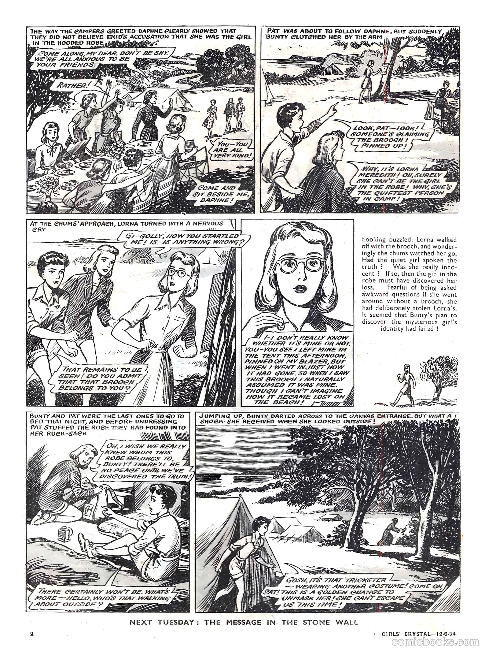 Girls' Crystal #973 (1954) — page 2 of 20