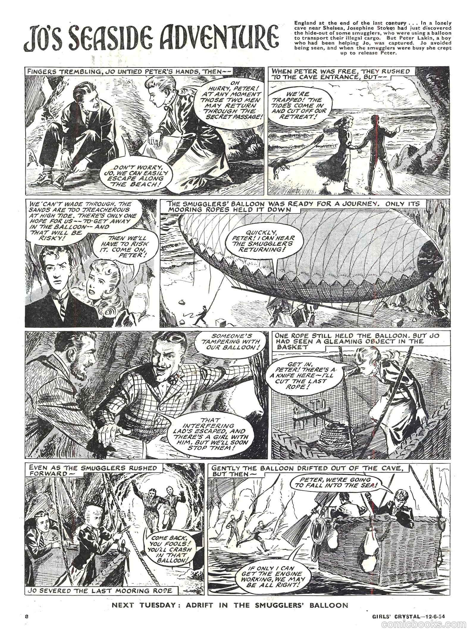 Girls' Crystal #973 (1954) — page 8 of 20