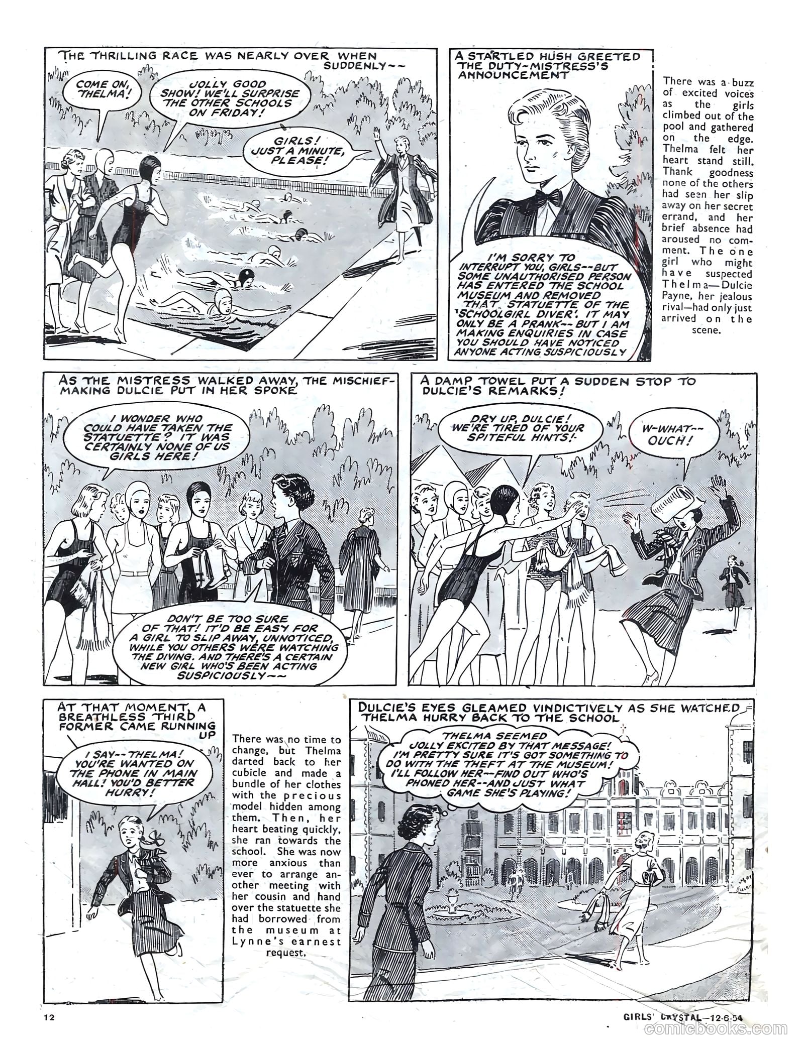 Girls' Crystal #973 (1954) — page 12 of 20