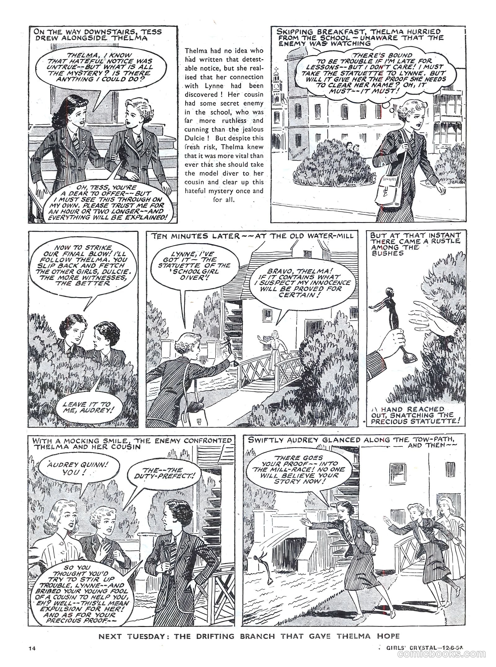 Girls' Crystal #973 (1954) — page 14 of 20