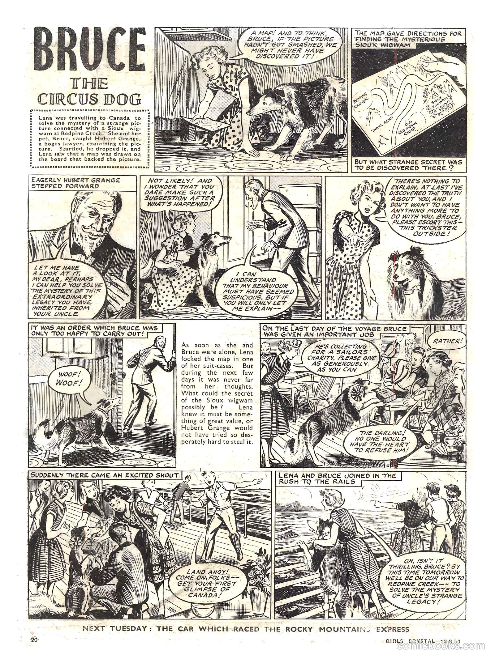 Girls' Crystal #973 (1954) — page 20 of 20