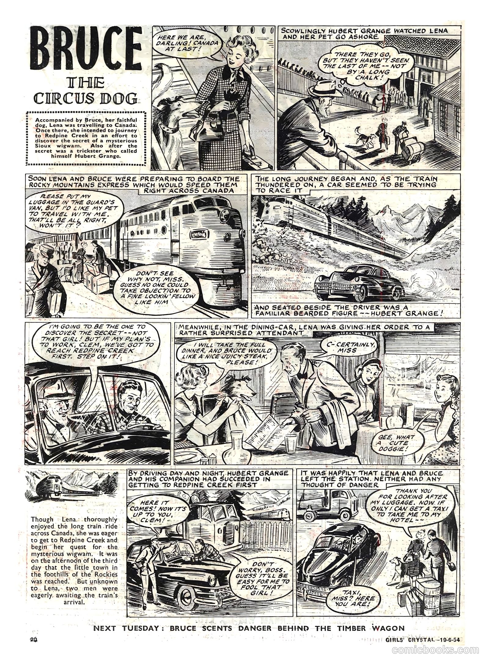 Girls' Crystal #974 (1954) — page 20 of 20