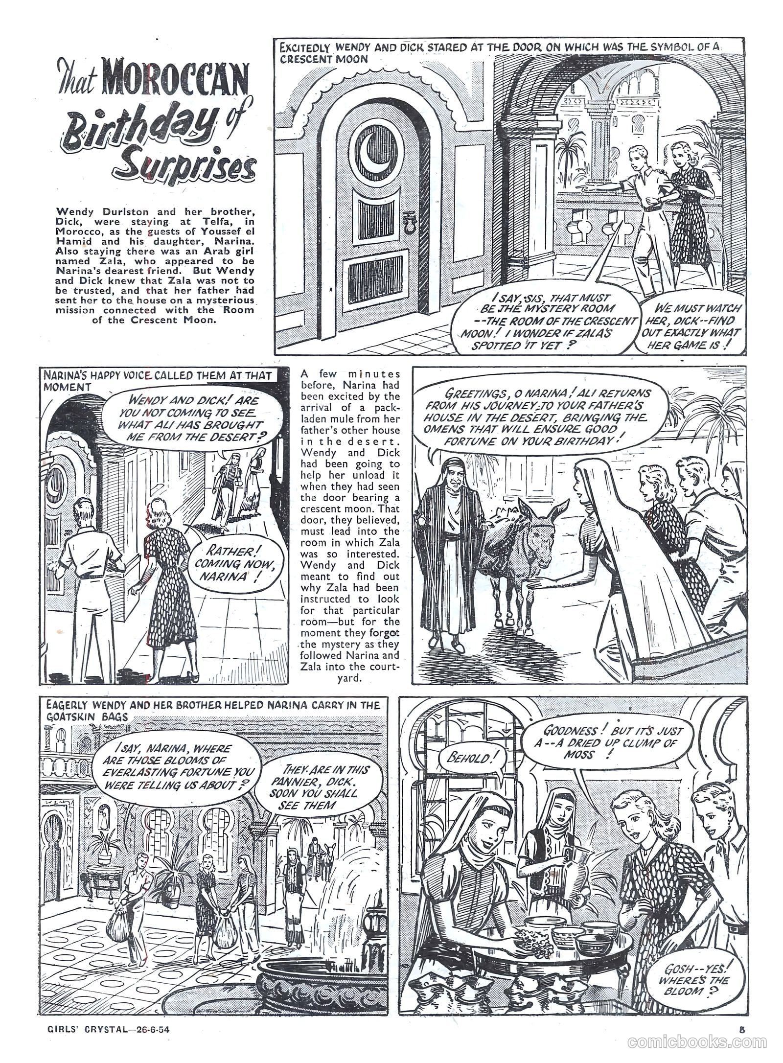 Girls' Crystal #975 (1954) — page 5 of 20