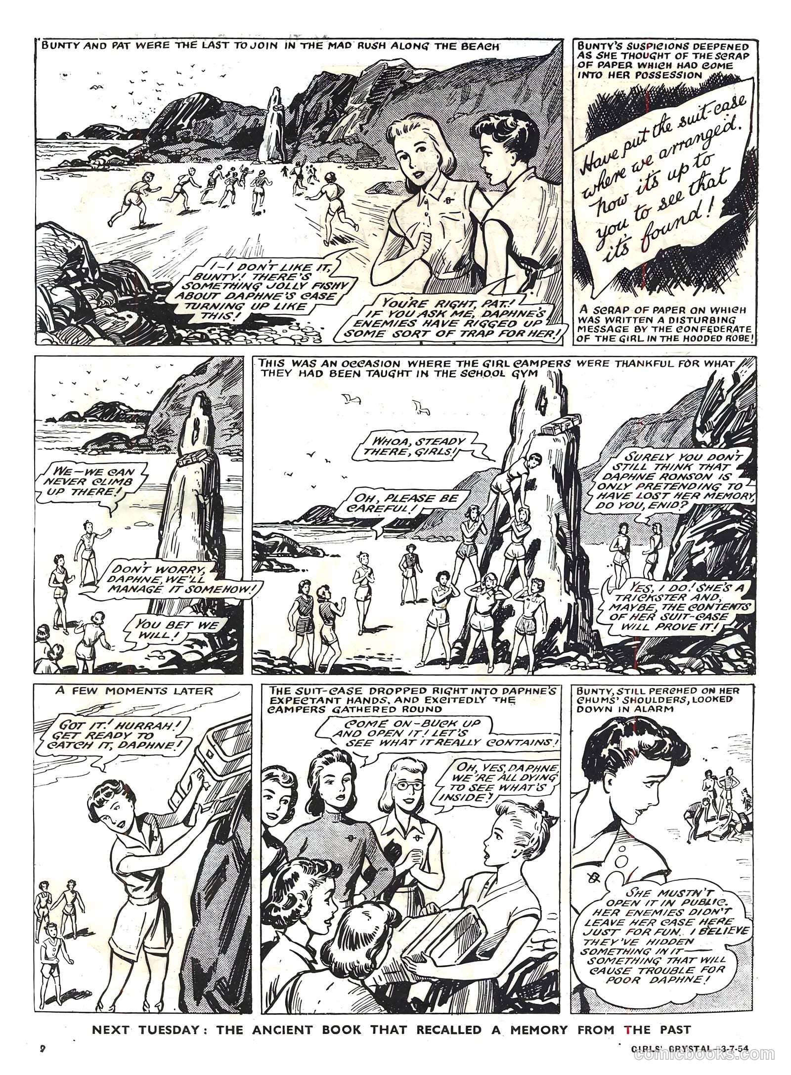 Girls' Crystal #976 (1954) — page 2 of 20