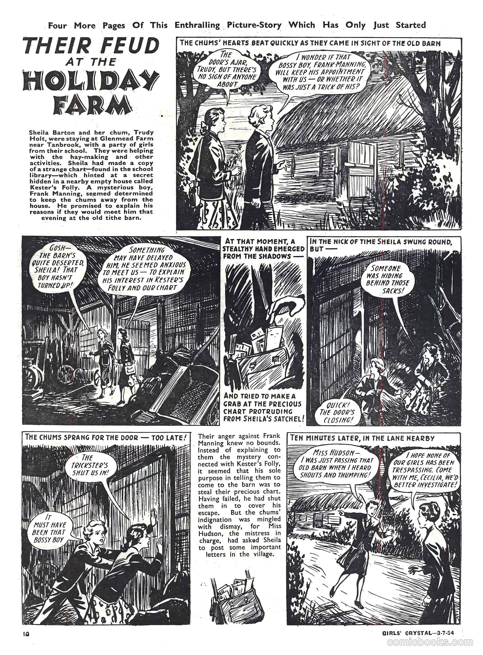 Girls' Crystal #976 (1954) — page 10 of 20