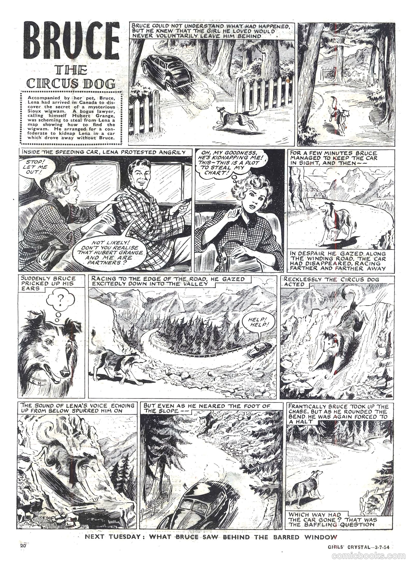 Girls' Crystal #976 (1954) — page 20 of 20