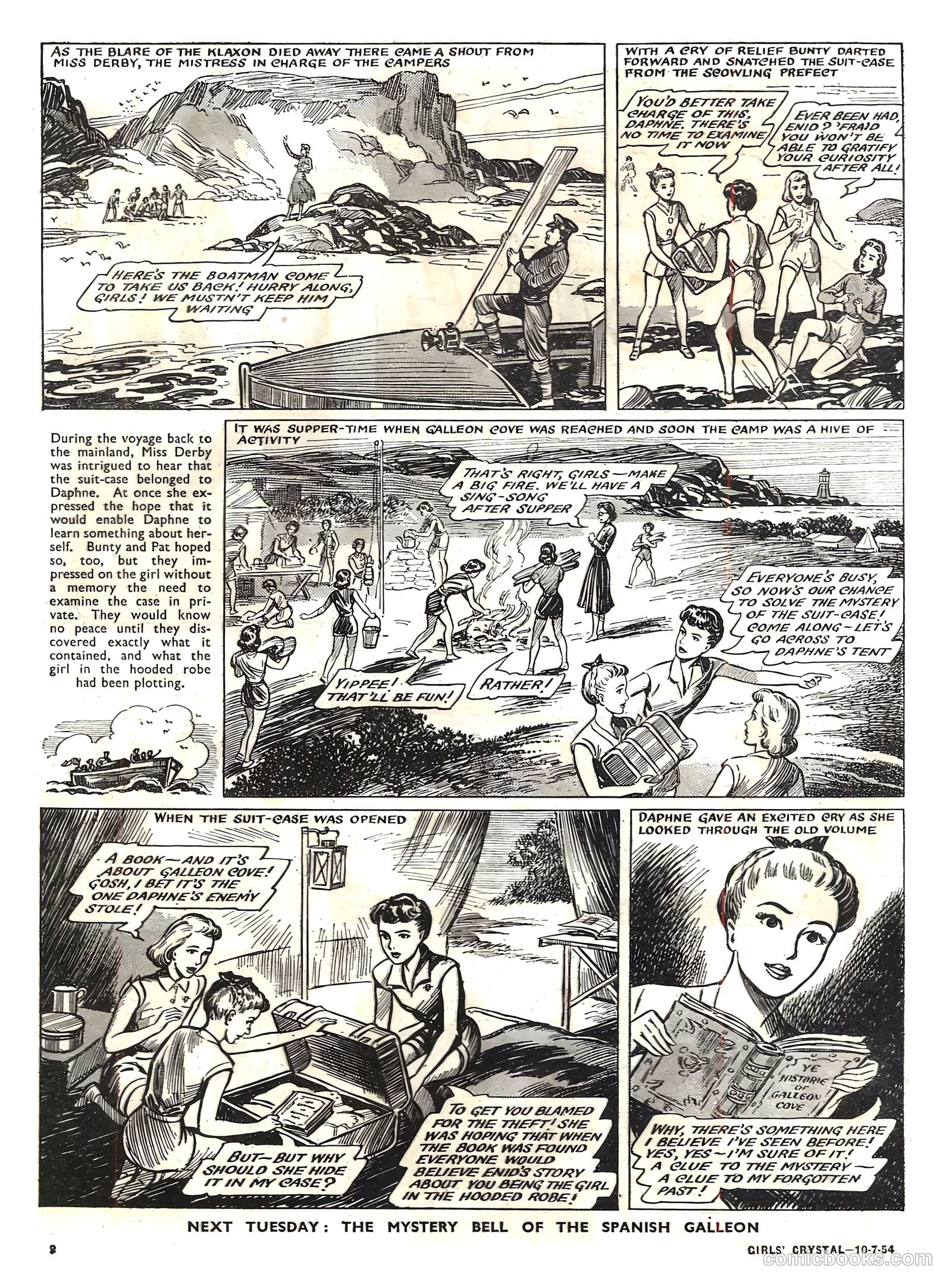Girls' Crystal #977 (1954) — page 2 of 20