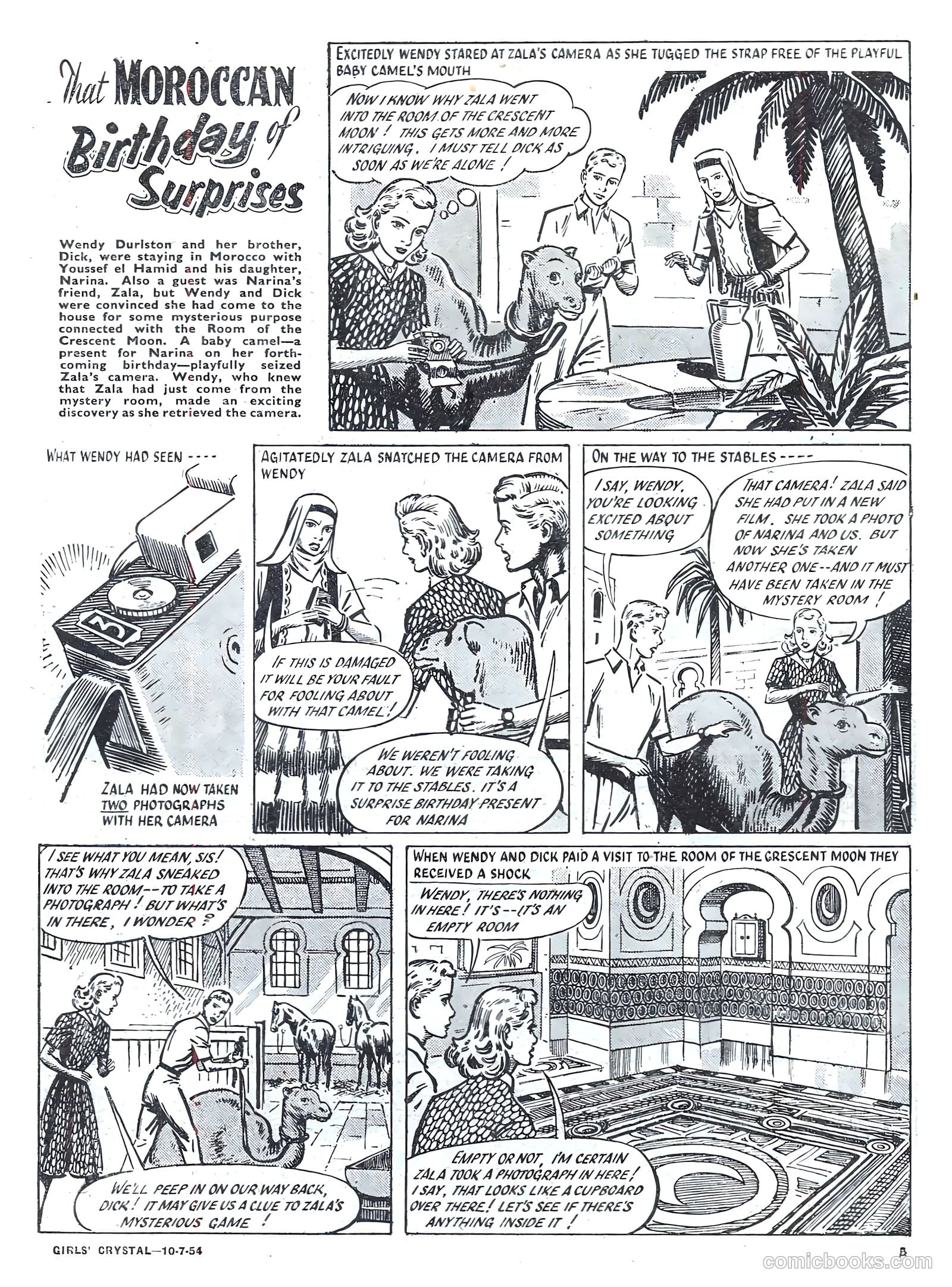 Girls' Crystal #977 (1954) — page 5 of 20