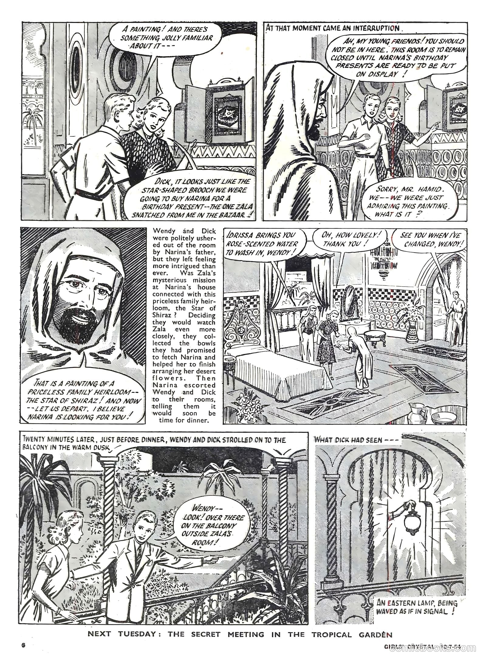 Girls' Crystal #977 (1954) — page 6 of 20