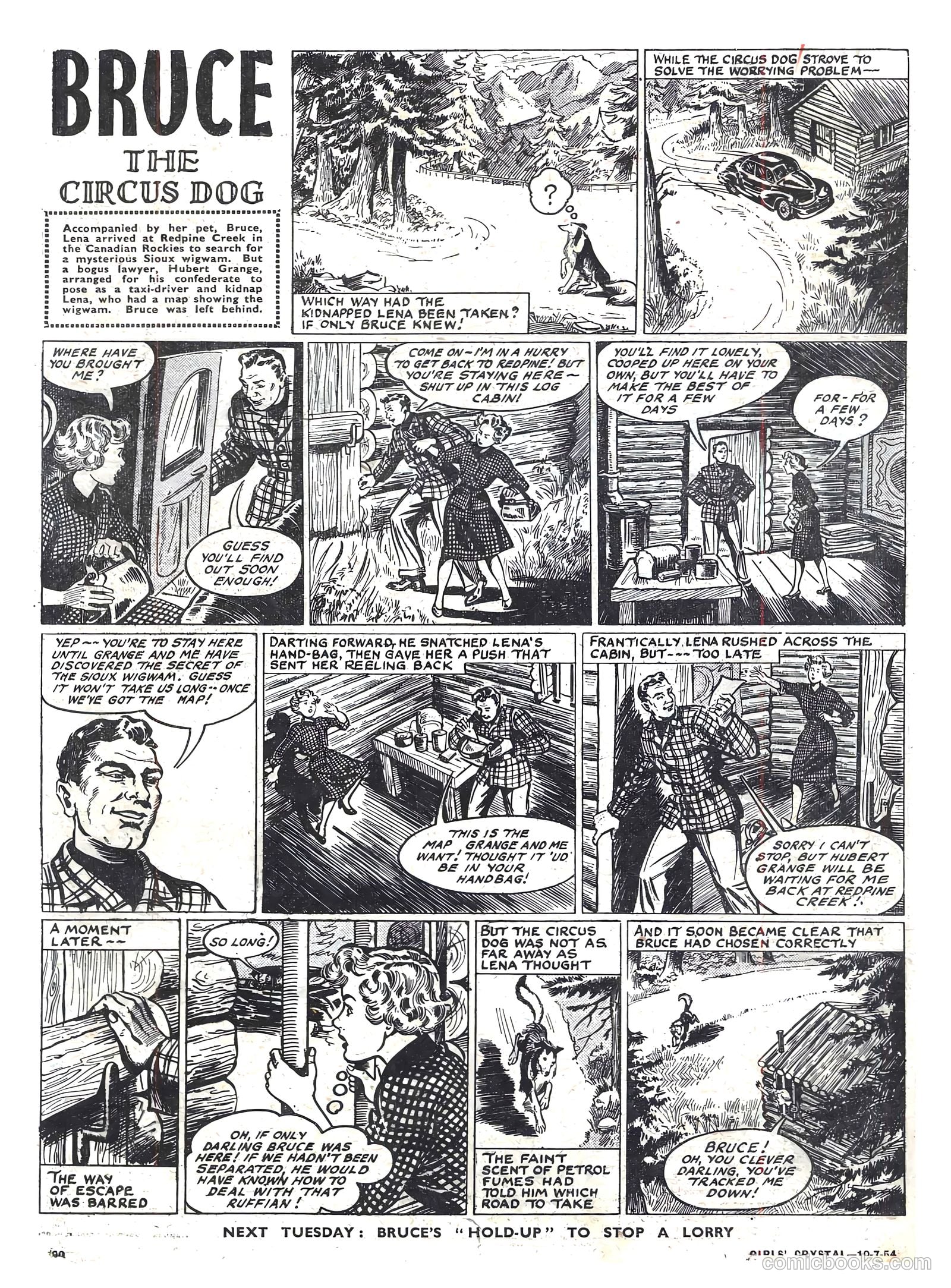 Girls' Crystal #977 (1954) — page 20 of 20