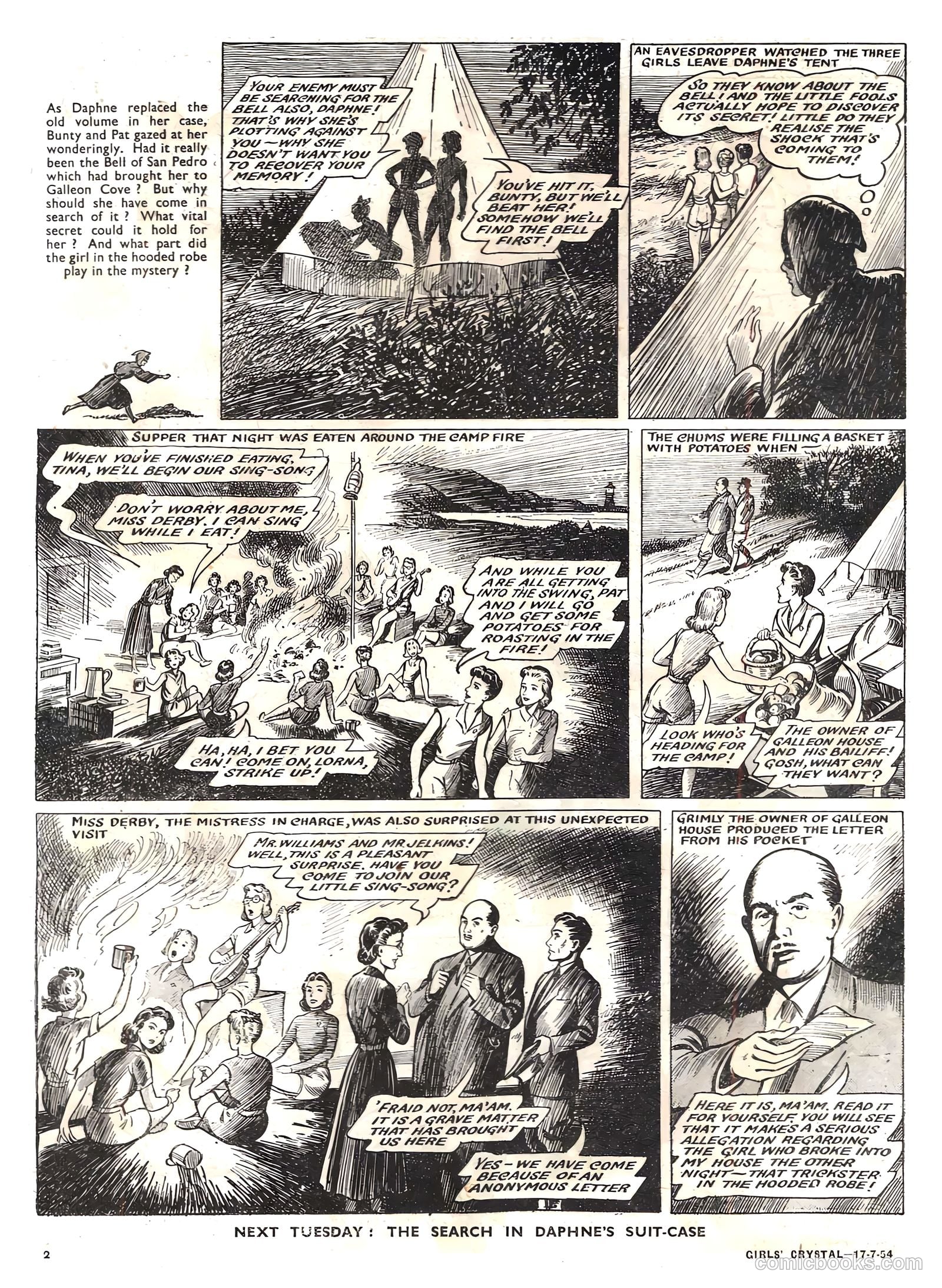 Girls' Crystal #978 (1954) — page 2 of 20