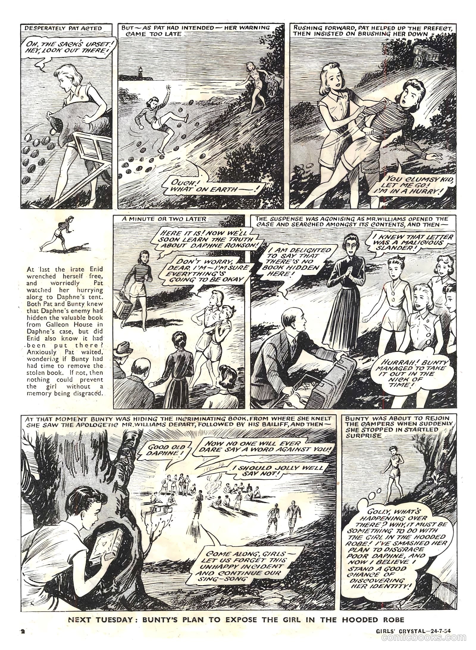 Girls' Crystal #979 (1954) — page 2 of 20
