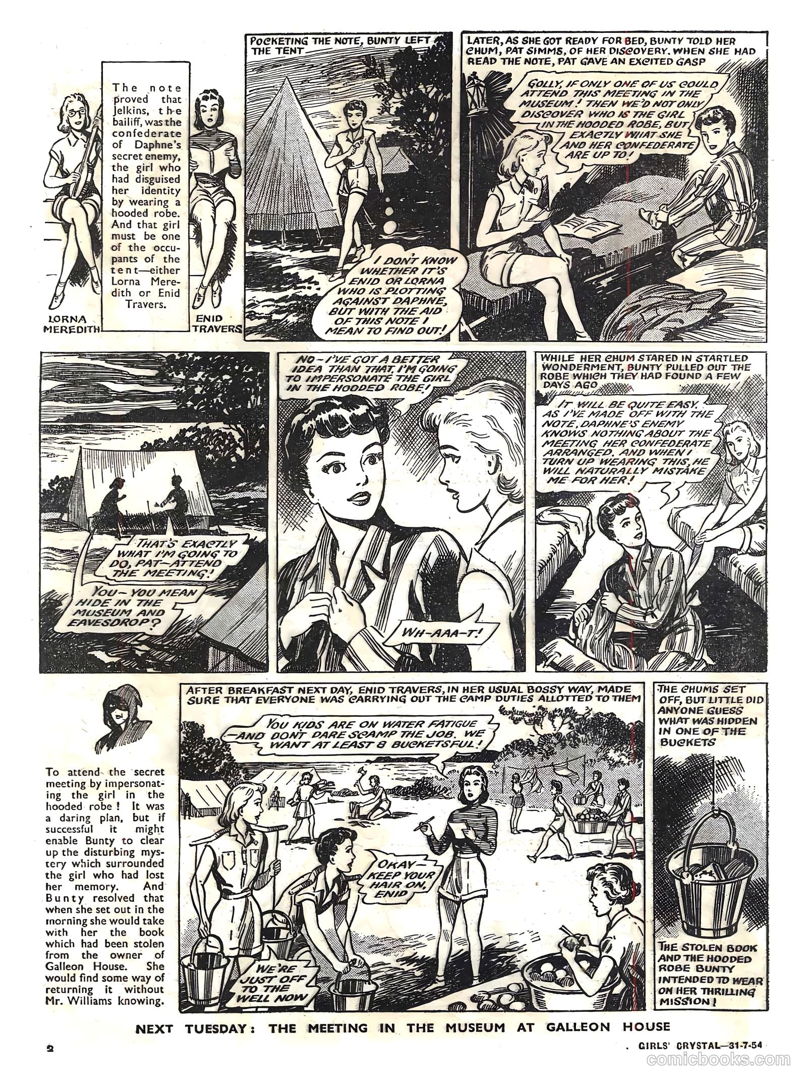 Girls' Crystal #980 (1954) — page 2 of 20
