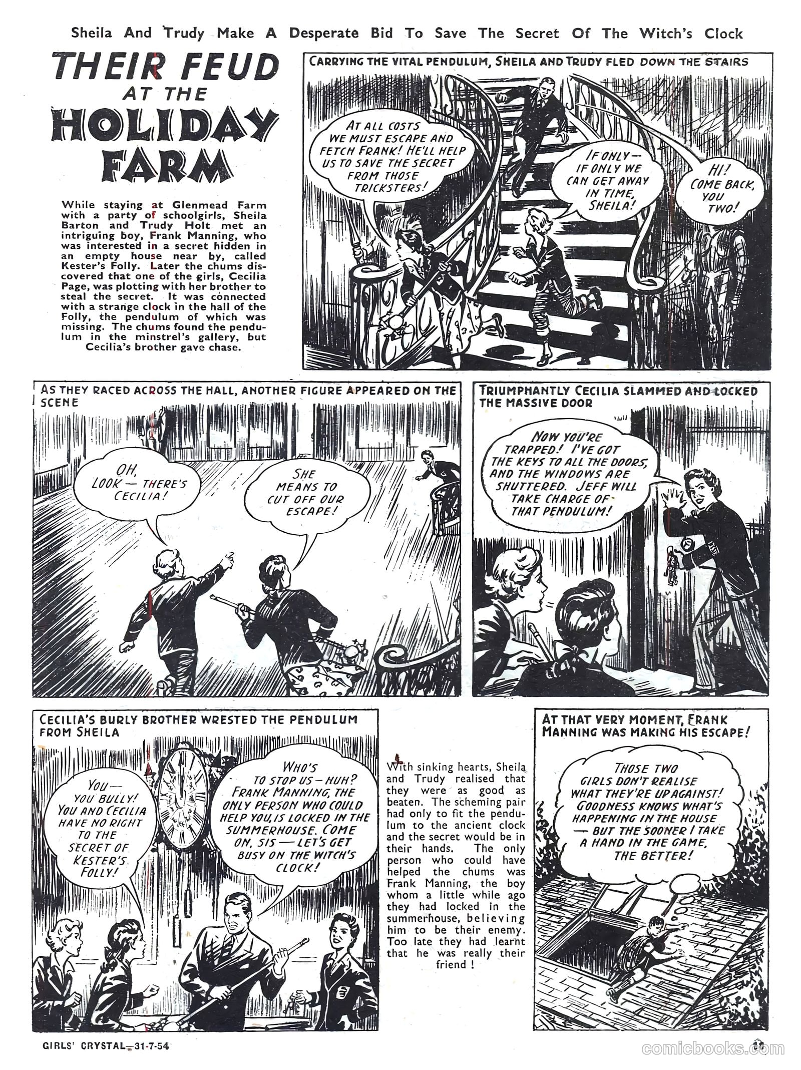 Girls' Crystal #980 (1954) — page 11 of 20