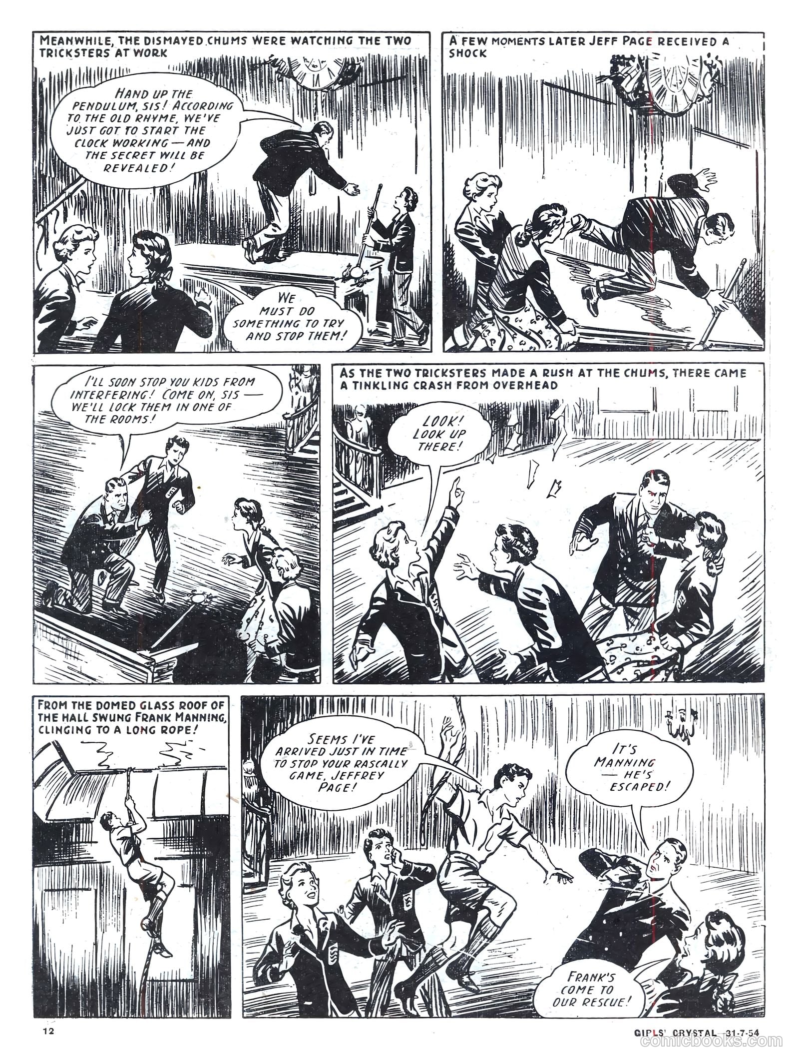 Girls' Crystal #980 (1954) — page 12 of 20