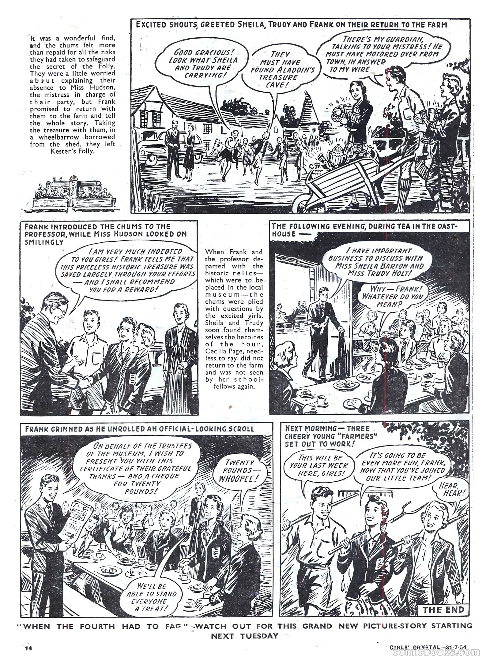 Girls' Crystal #980 (1954) — page 14 of 20