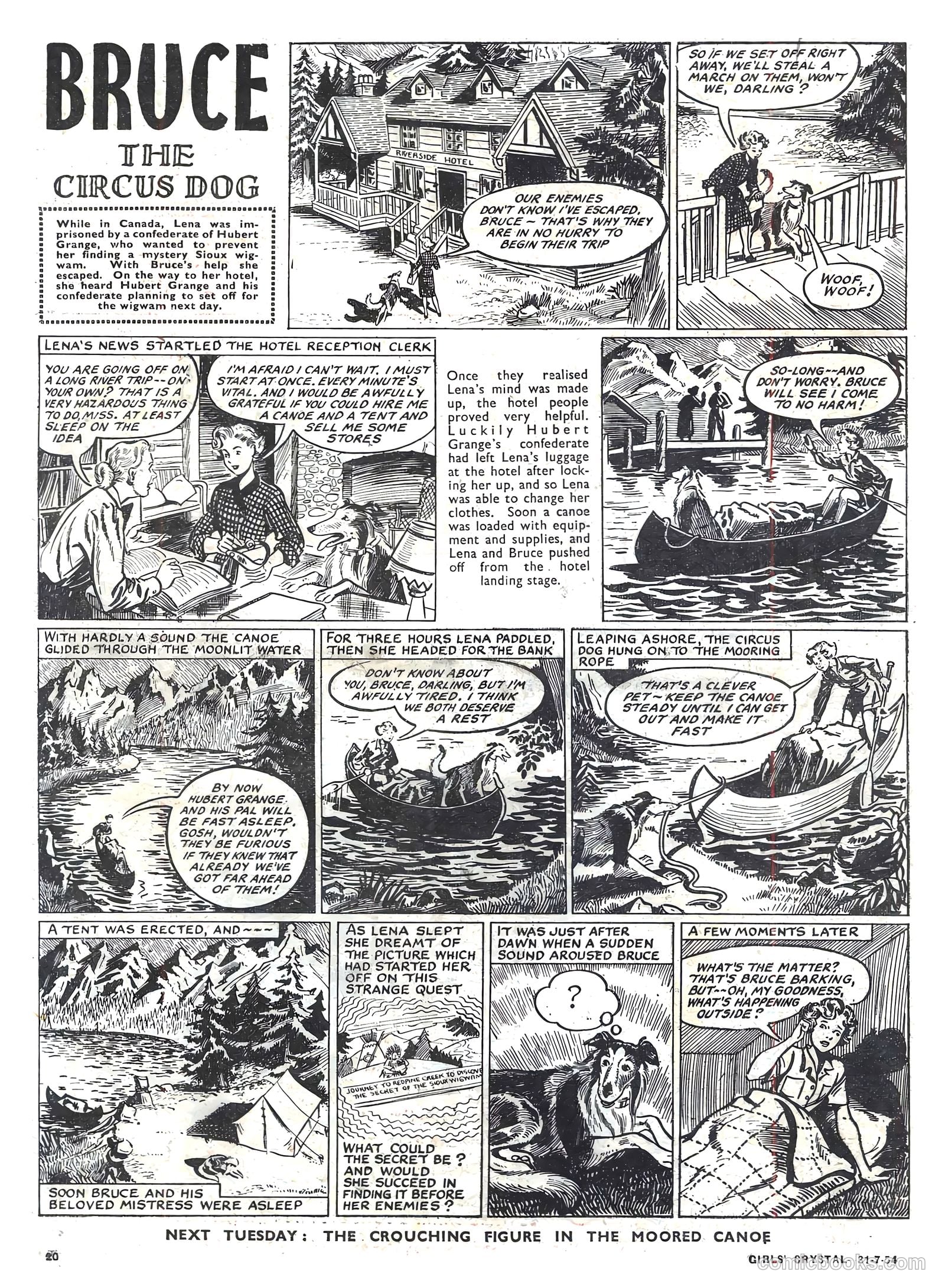 Girls' Crystal #980 (1954) — page 20 of 20