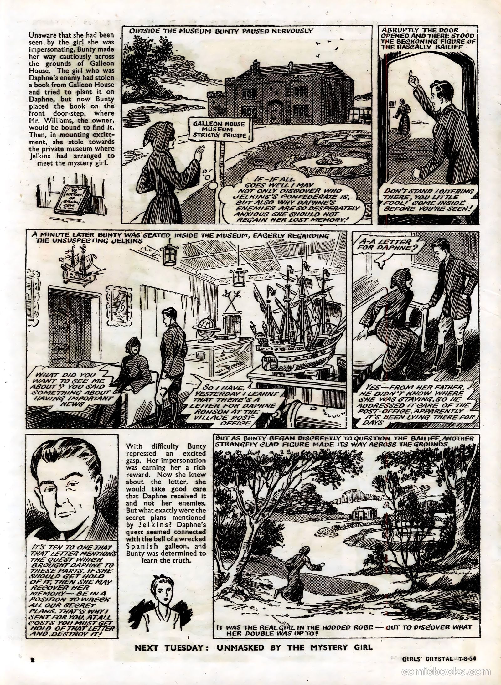 Girls' Crystal #981 (1954) — page 2 of 20