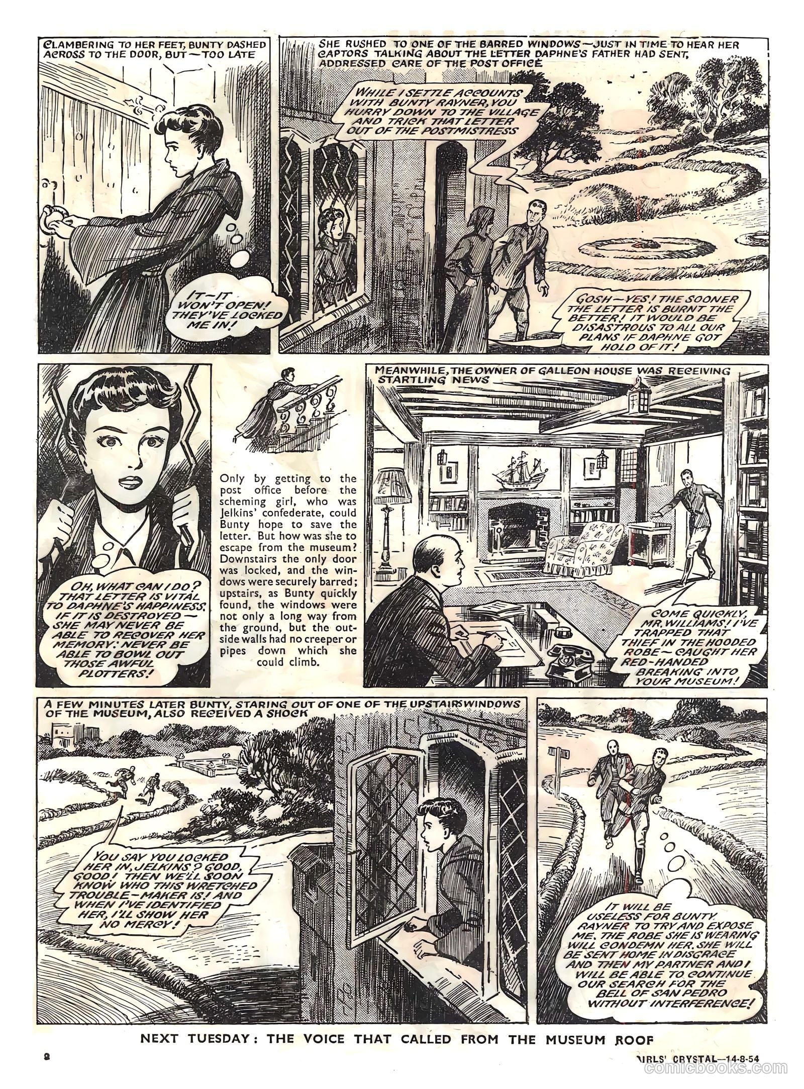 Girls' Crystal #982 (1954) — page 2 of 20