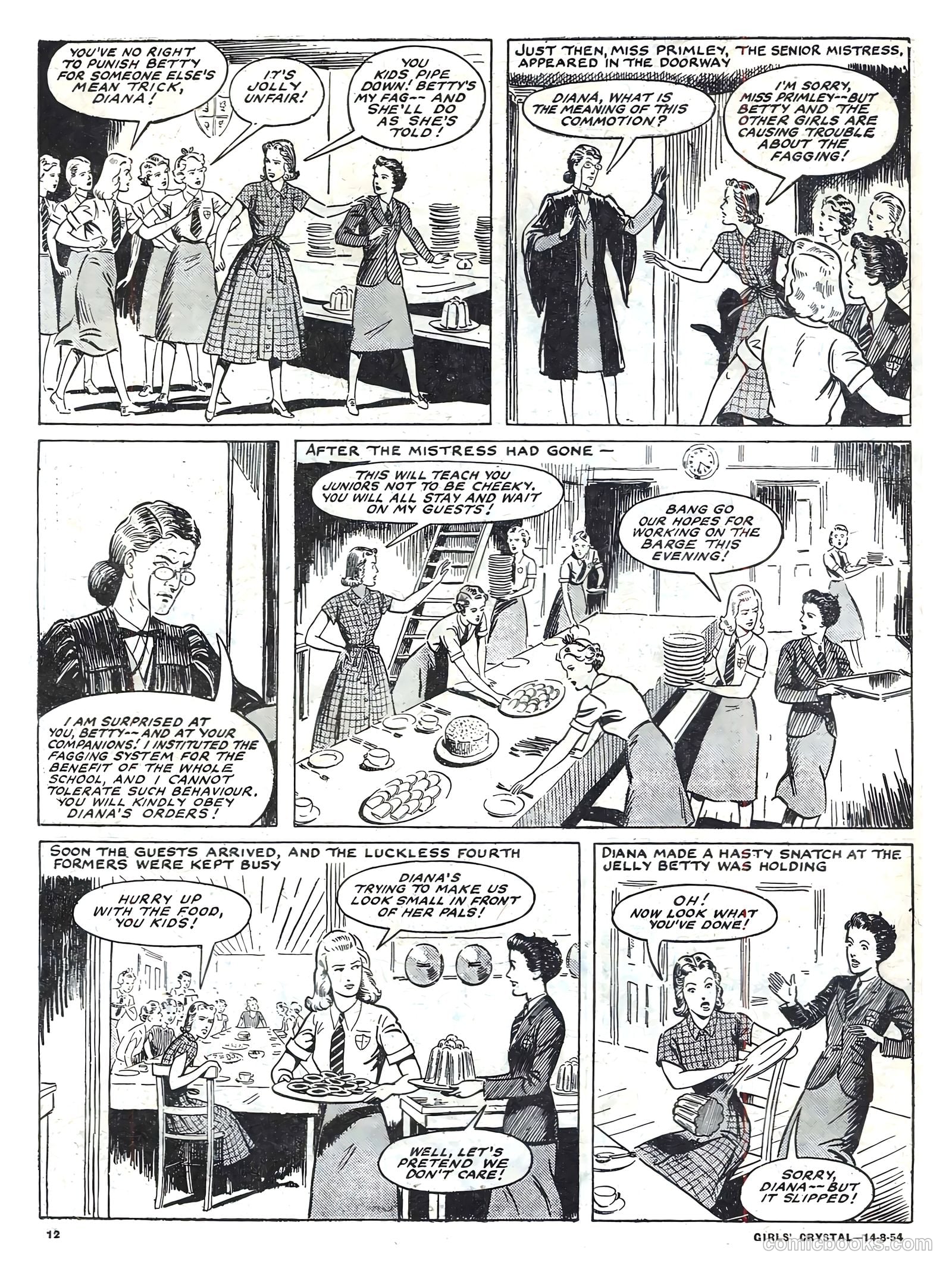 Girls' Crystal #982 (1954) — page 12 of 20