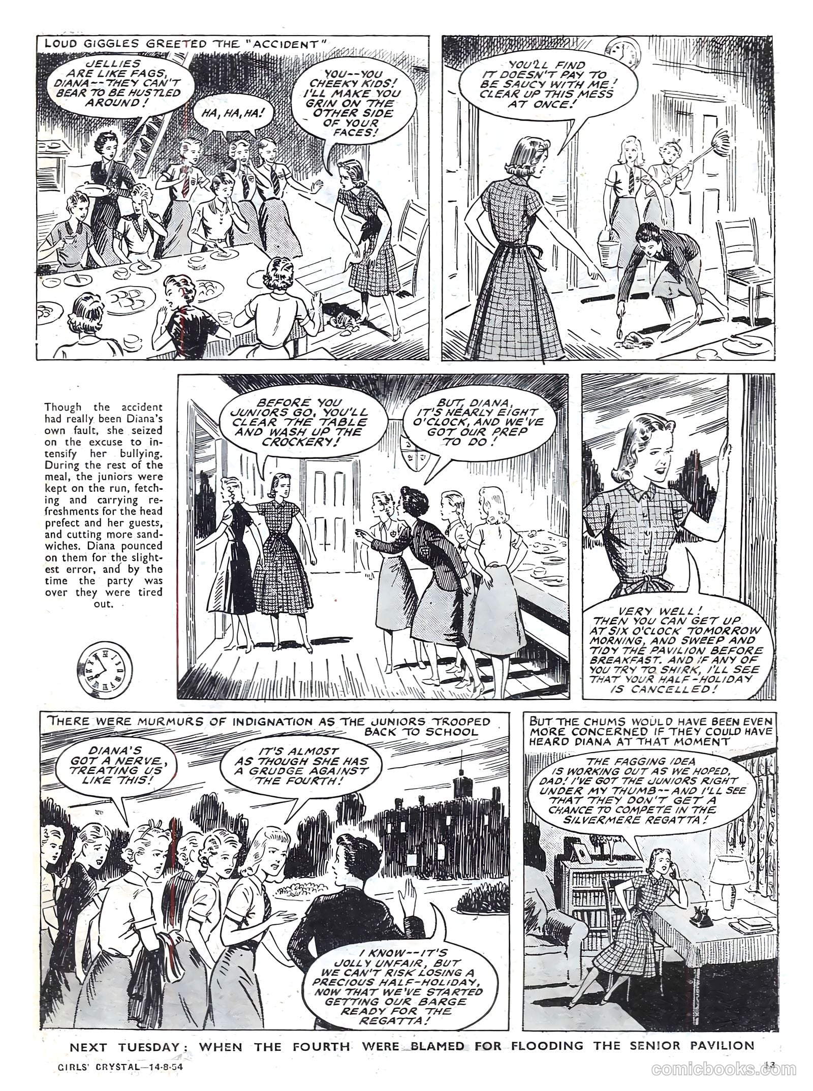 Girls' Crystal #982 (1954) — page 13 of 20