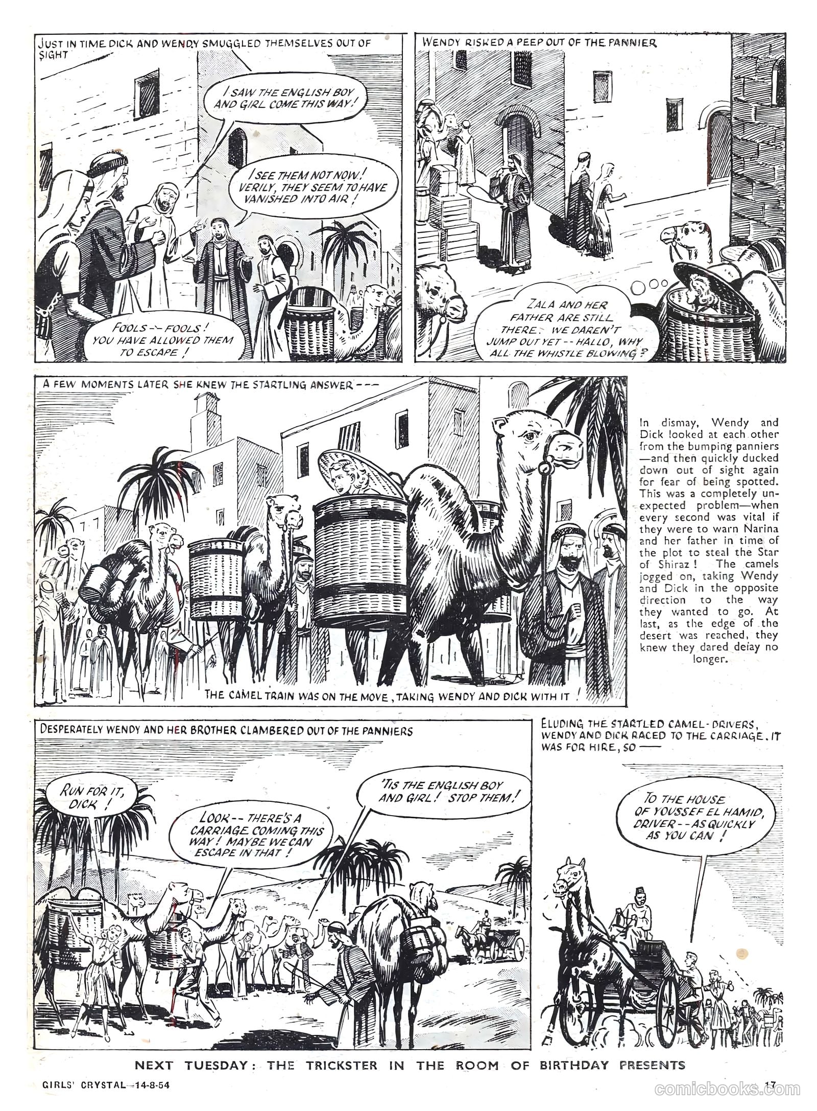 Girls' Crystal #982 (1954) — page 17 of 20