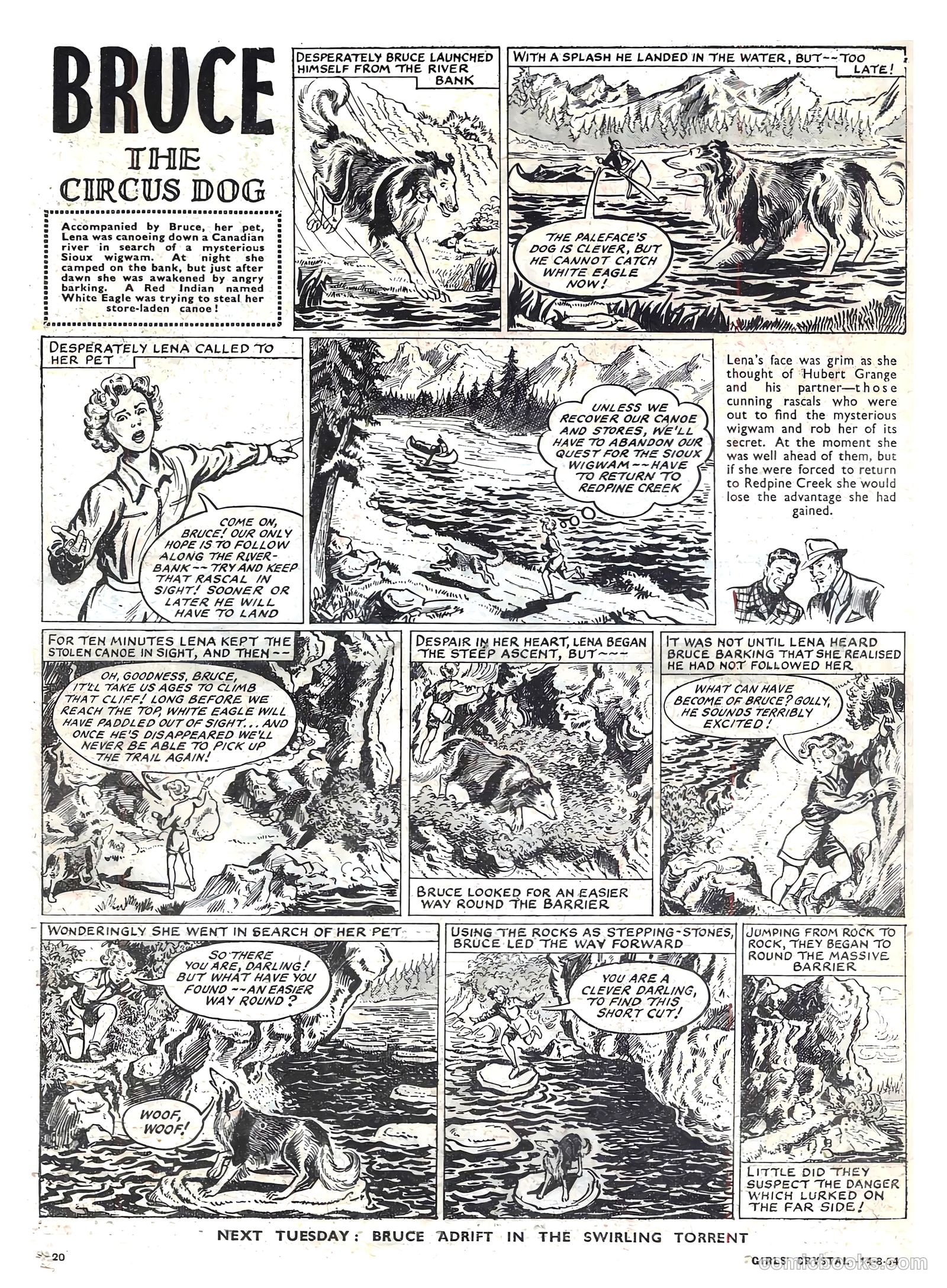 Girls' Crystal #982 (1954) — page 20 of 20