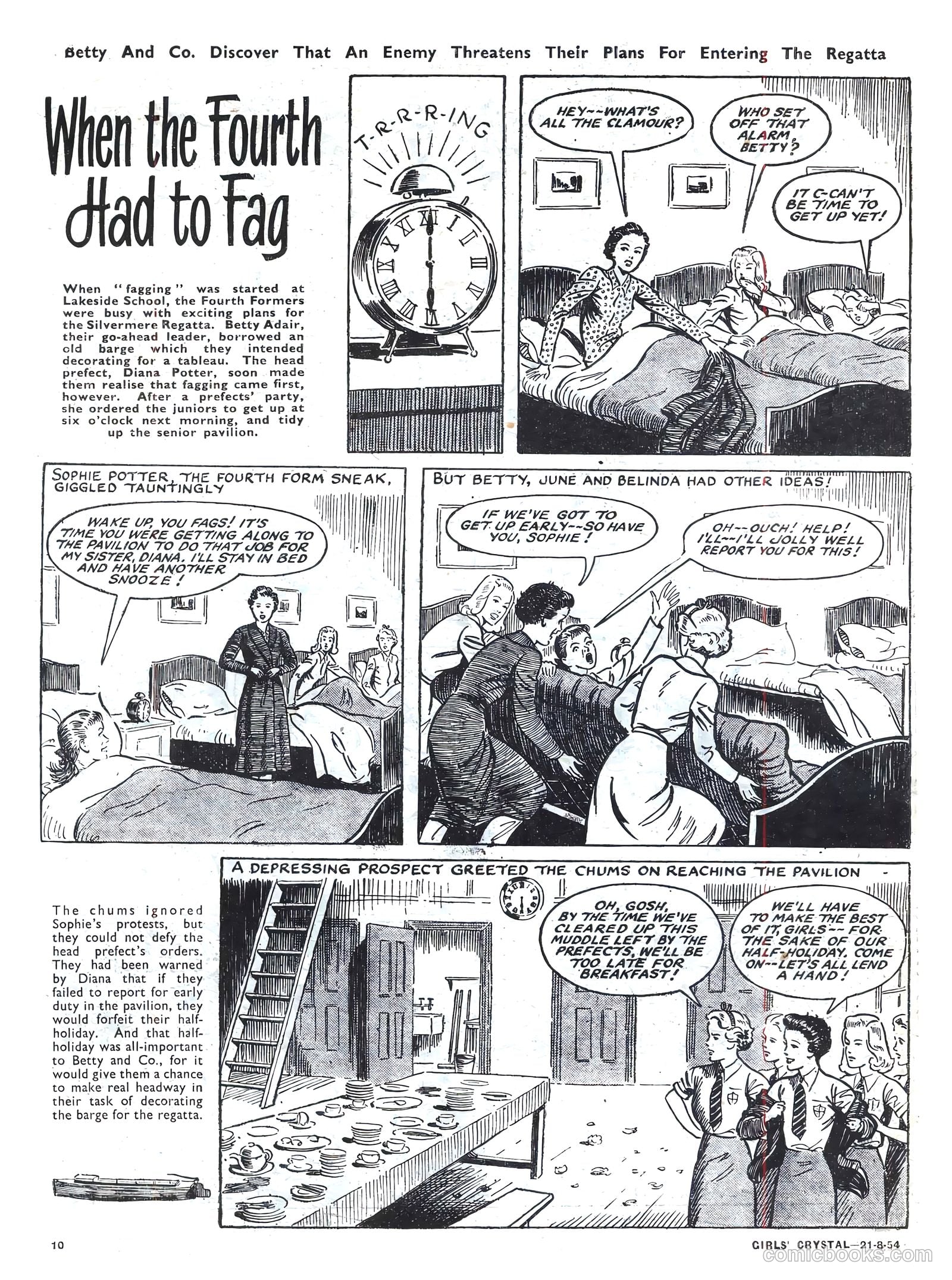 Girls' Crystal #983 (1954) — page 10 of 20