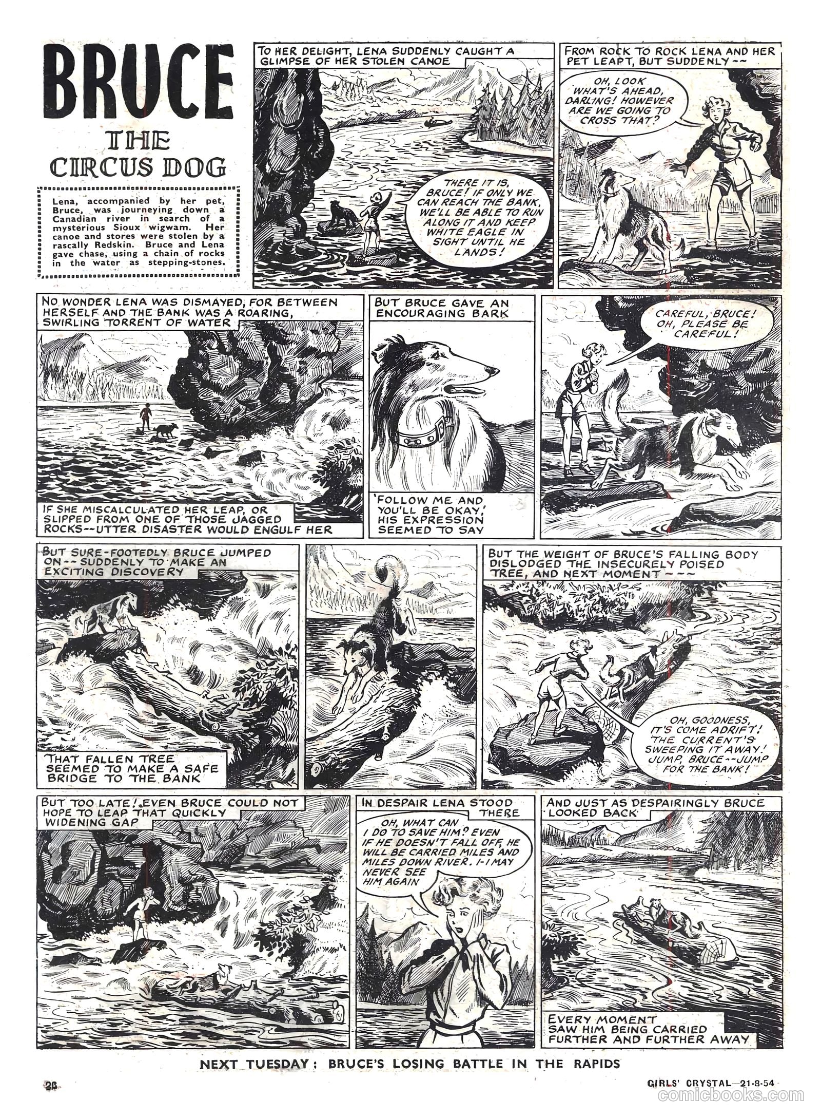 Girls' Crystal #983 (1954) — page 20 of 20
