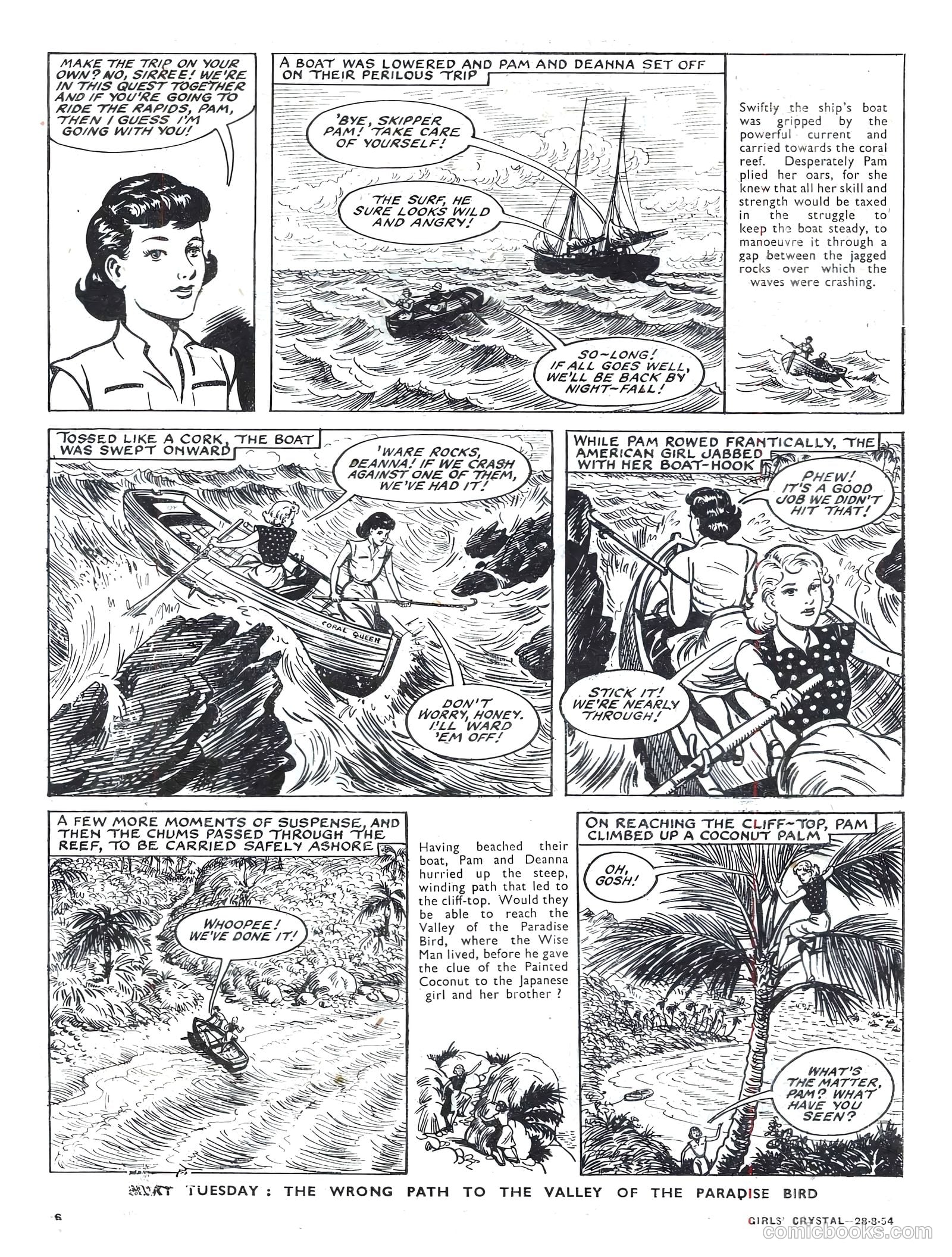 Girls' Crystal #984 (1954) — page 6 of 20