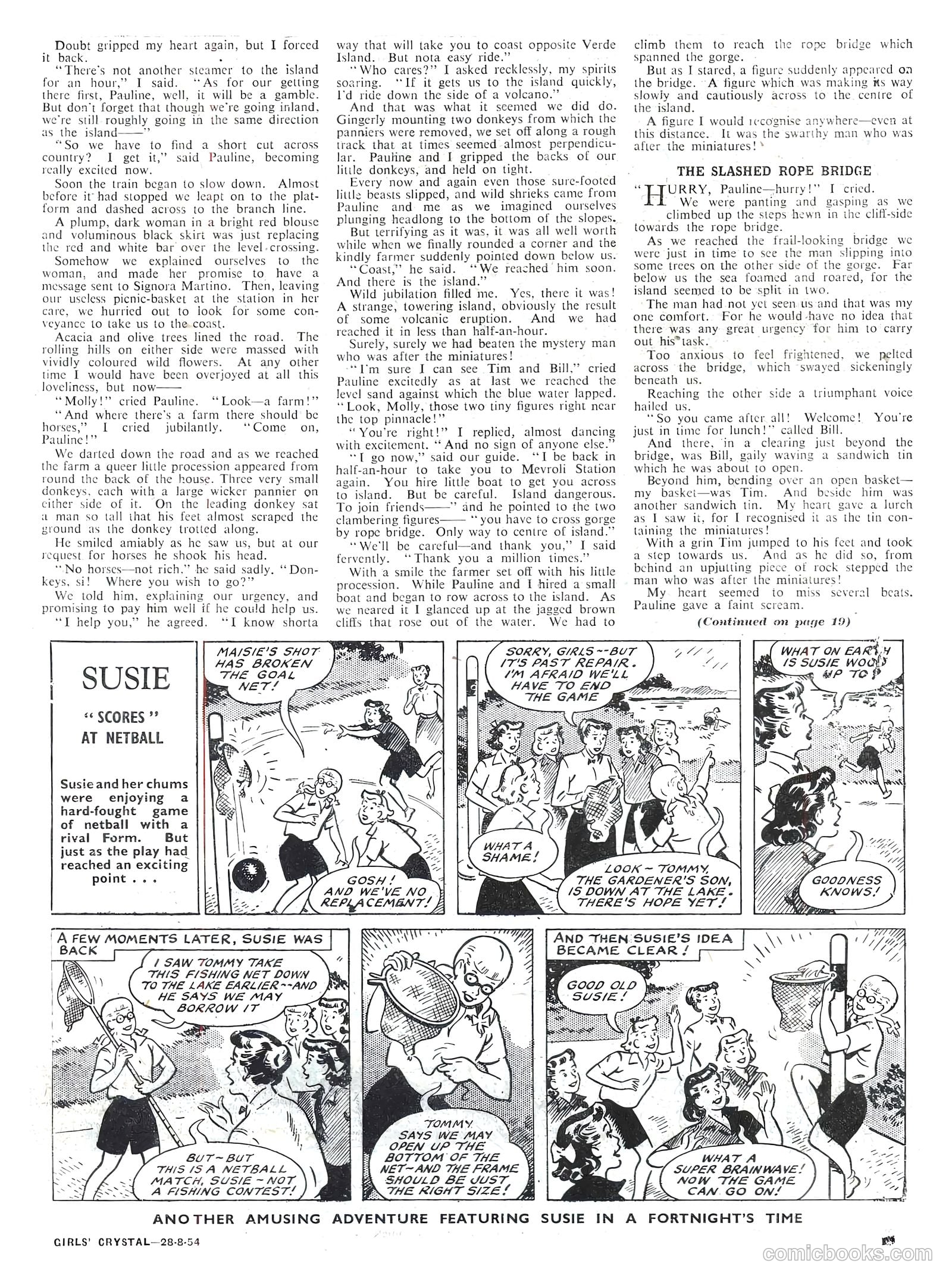 Girls' Crystal #984 (1954) — page 15 of 20