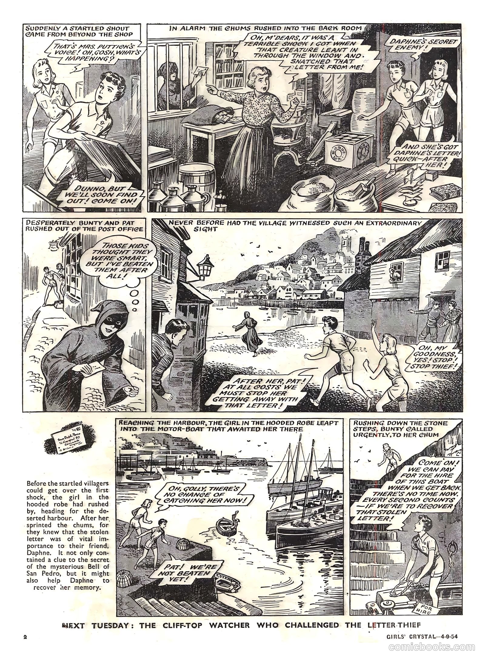 Girls' Crystal #985 (1954) — page 2 of 20