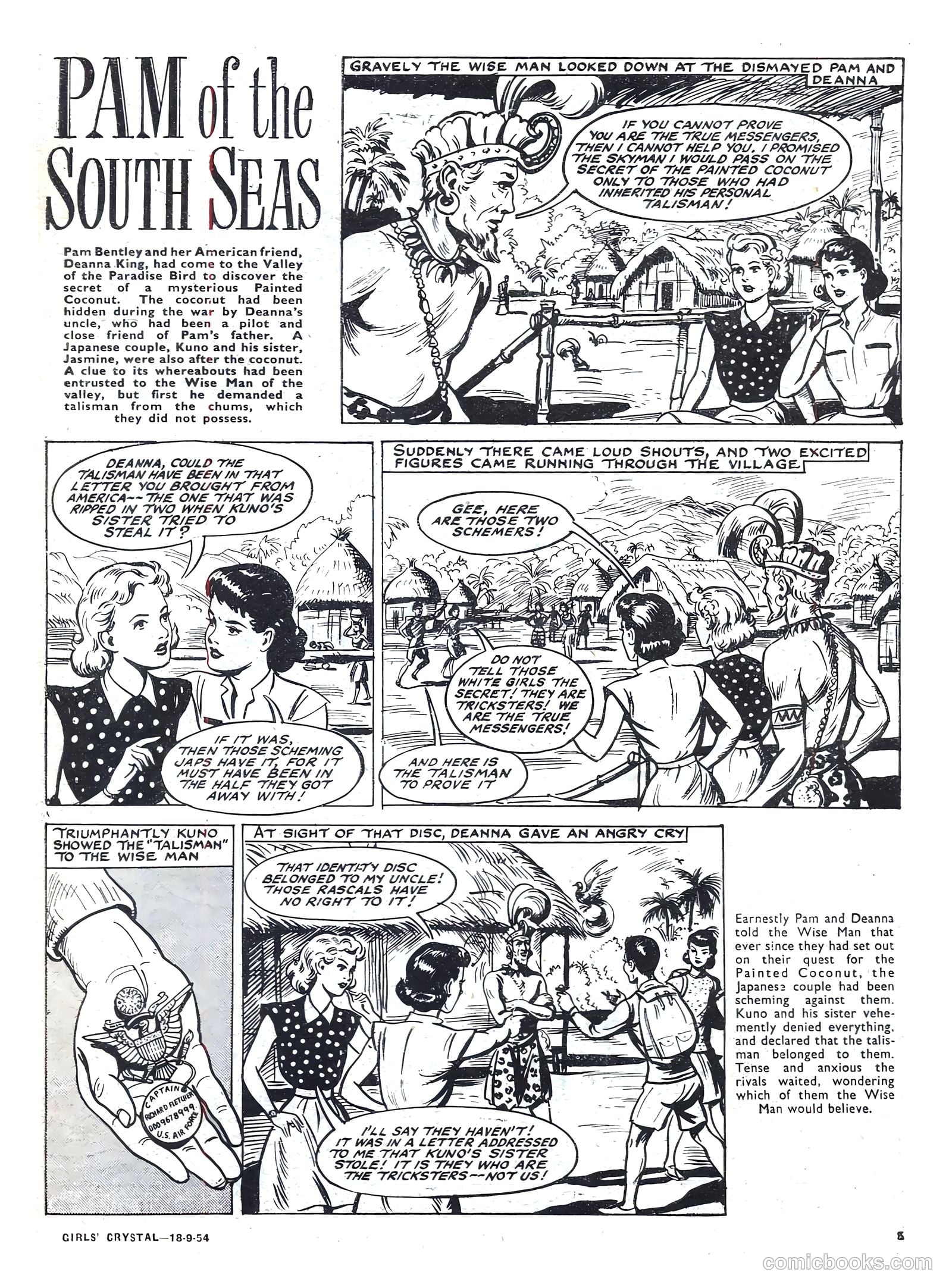 Girls' Crystal #987 (1954) — page 5 of 20