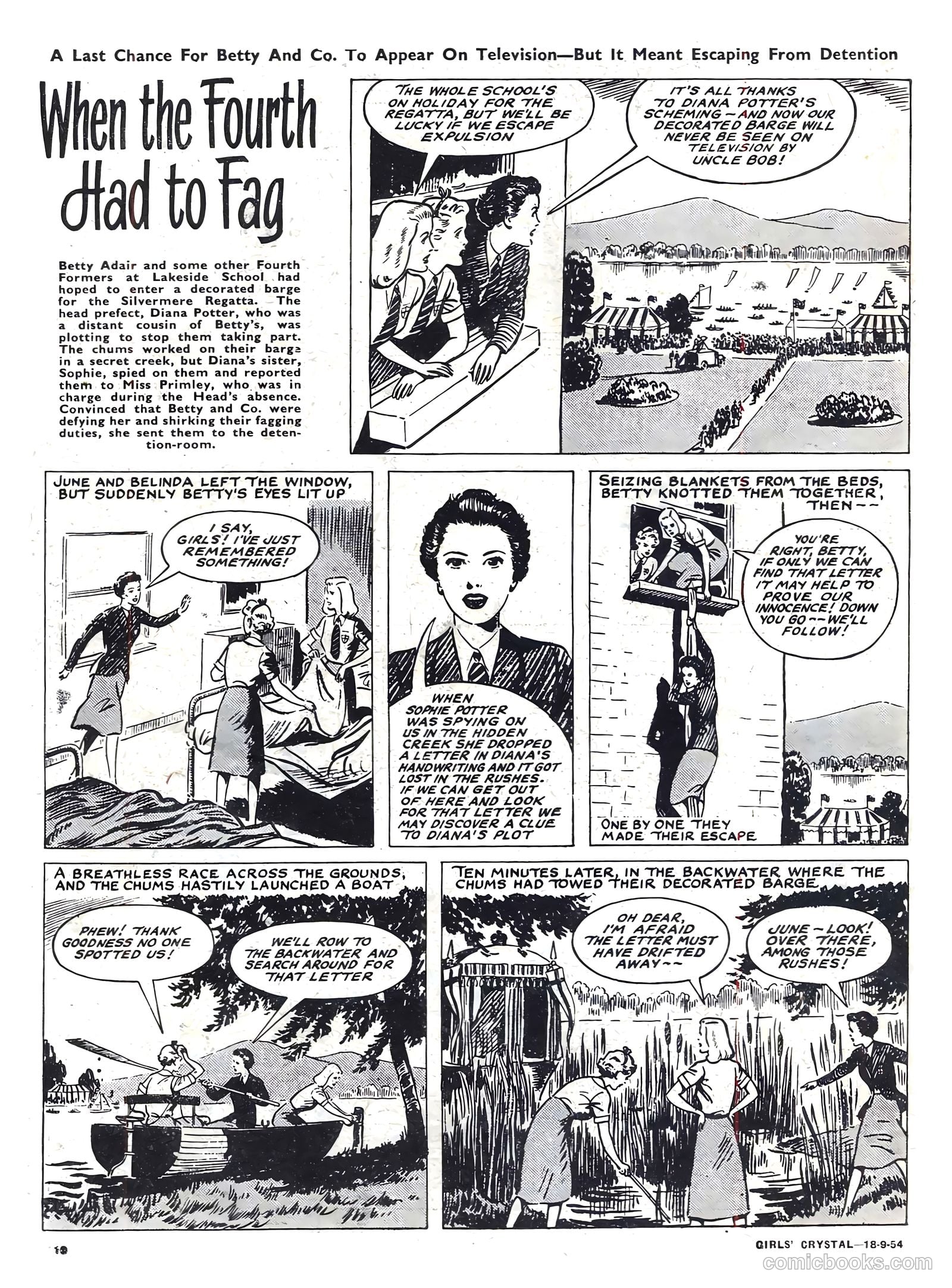 Girls' Crystal #987 (1954) — page 10 of 20