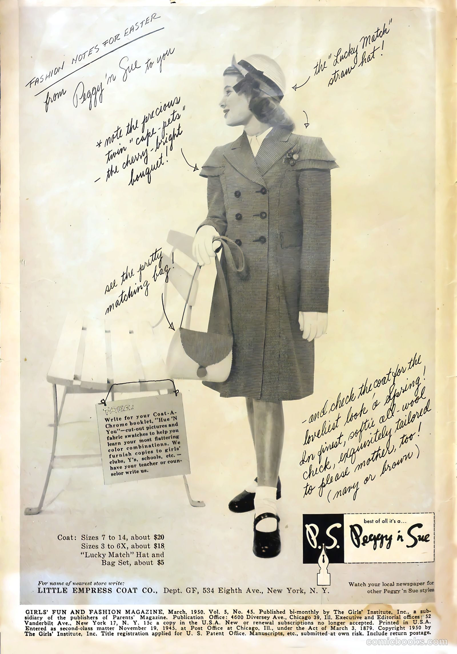 Girls' Fun and Fashion Magazine #45 (1950) — page 2 of 52