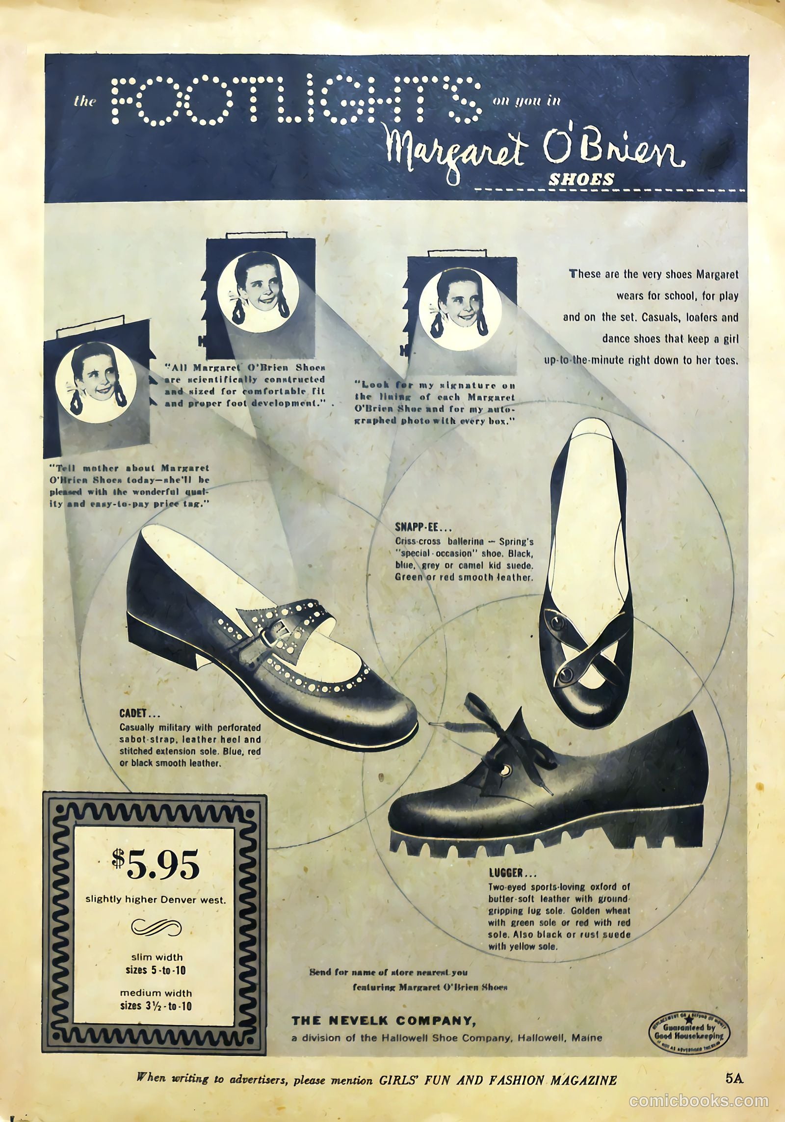Girls' Fun and Fashion Magazine #45 (1950) — page 5 of 52