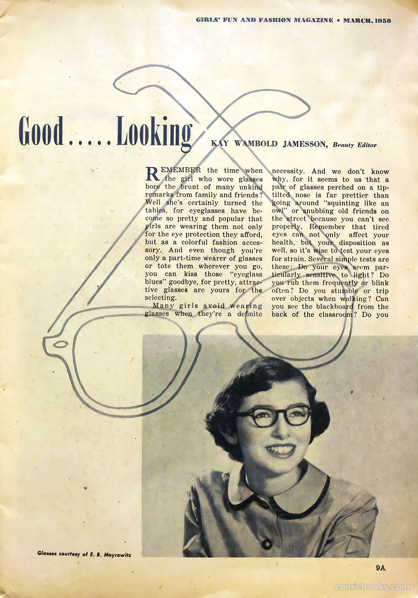 Girls' Fun and Fashion Magazine #45 (1950) — page 9 of 52