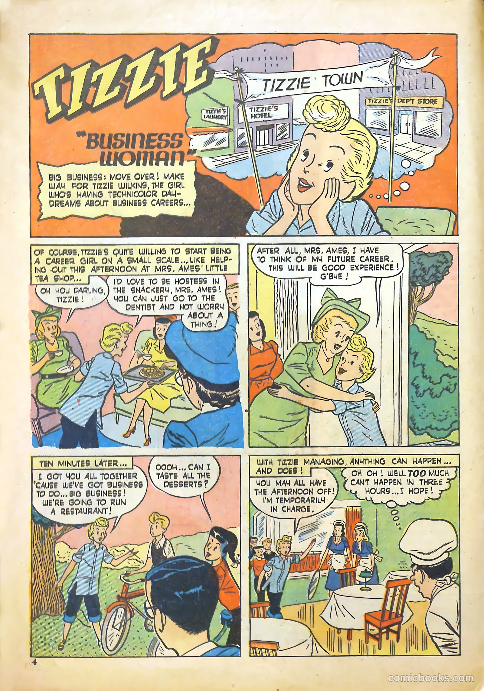 Girls' Fun and Fashion Magazine #45 (1950) — page 14 of 52