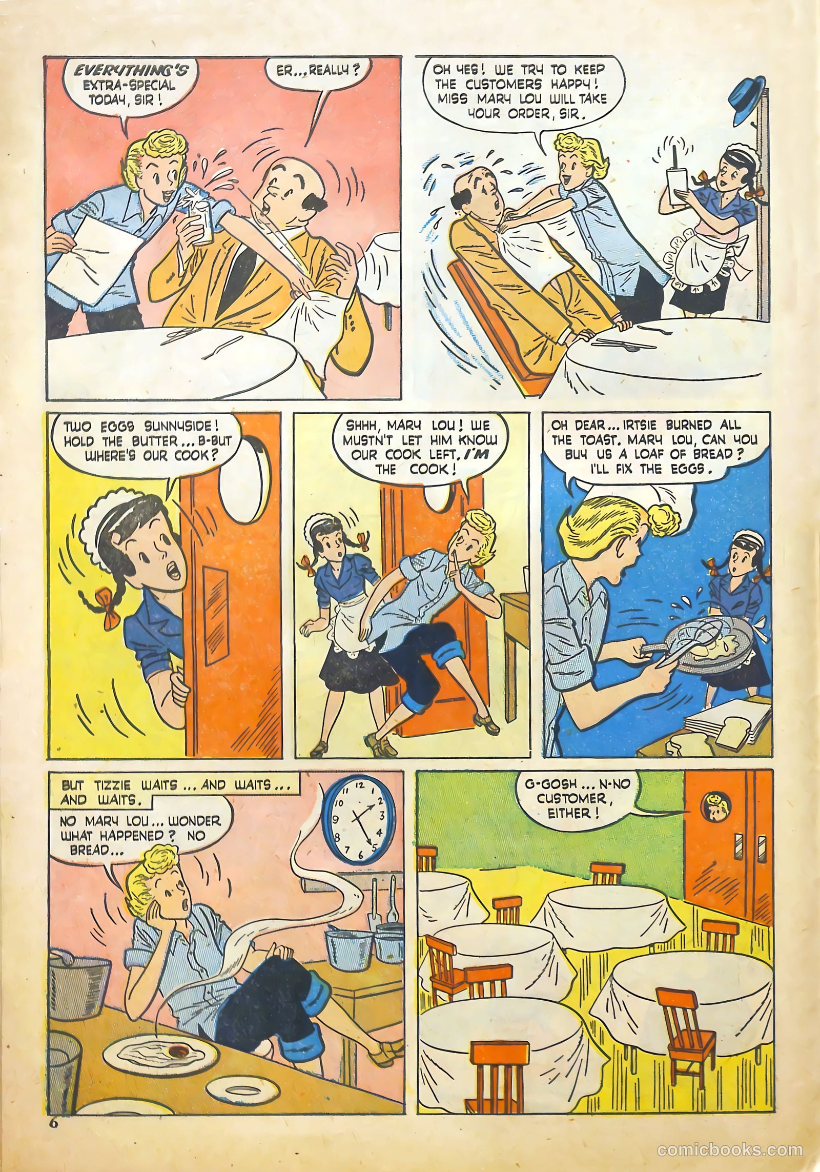 Girls' Fun and Fashion Magazine #45 (1950) — page 16 of 52