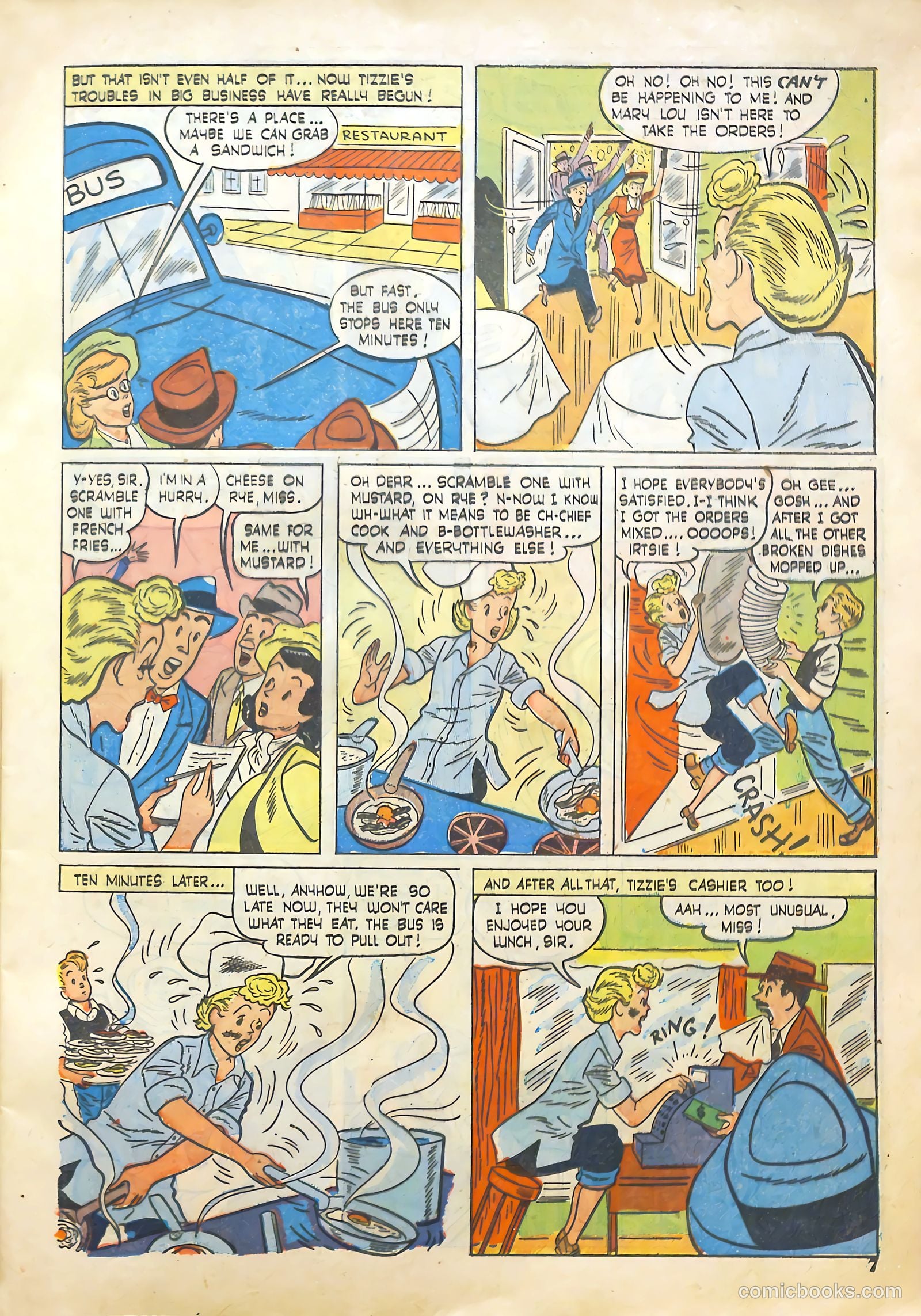 Girls' Fun and Fashion Magazine #45 (1950) — page 17 of 52