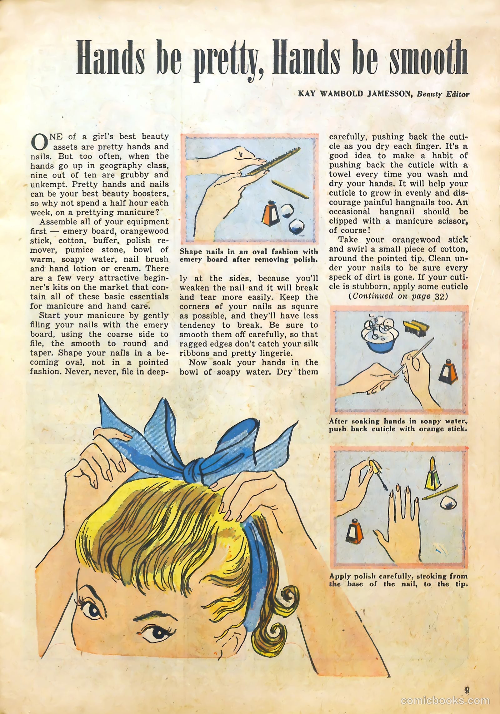 Girls' Fun and Fashion Magazine #45 (1950) — page 19 of 52