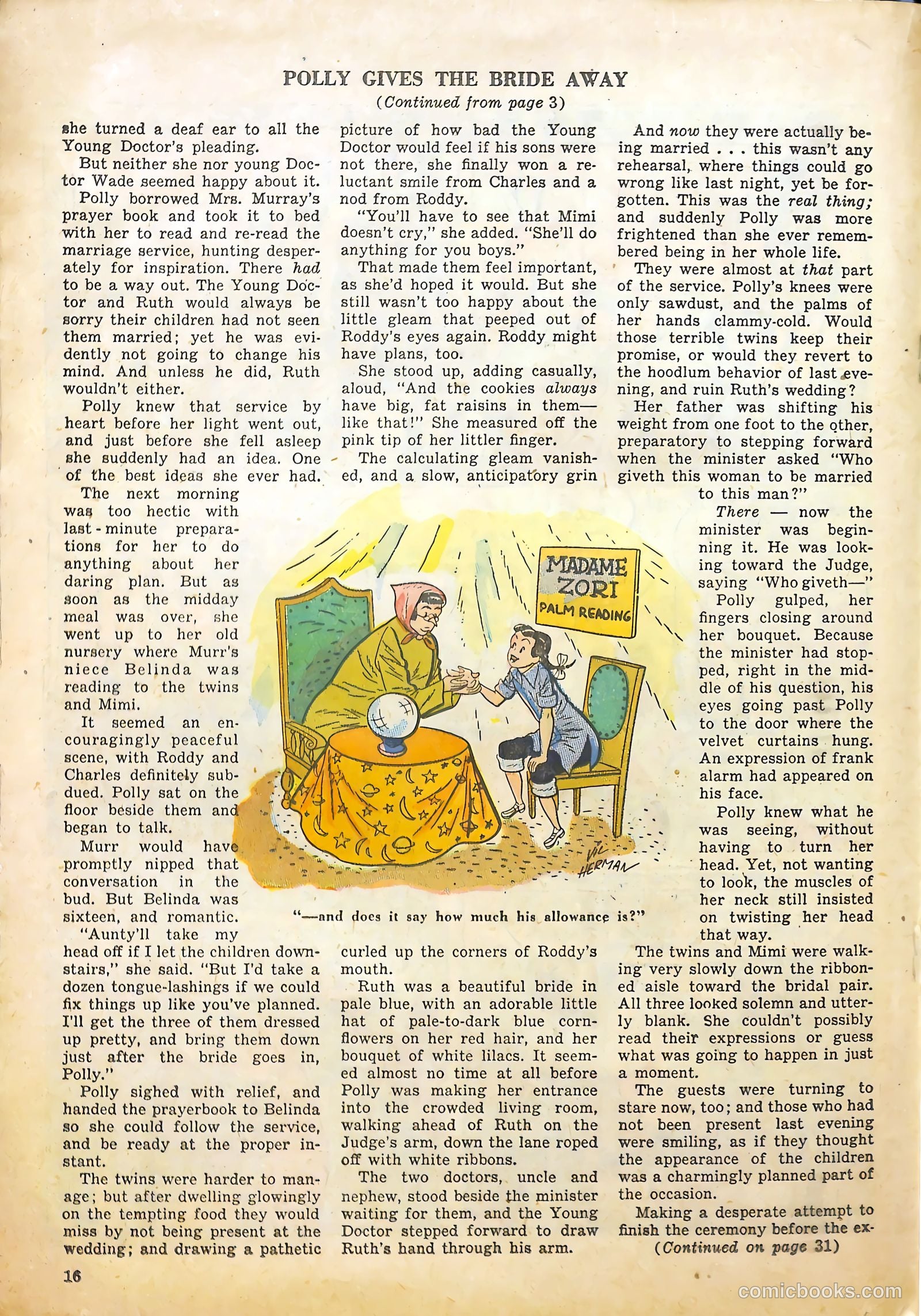 Girls' Fun and Fashion Magazine #45 (1950) — page 26 of 52