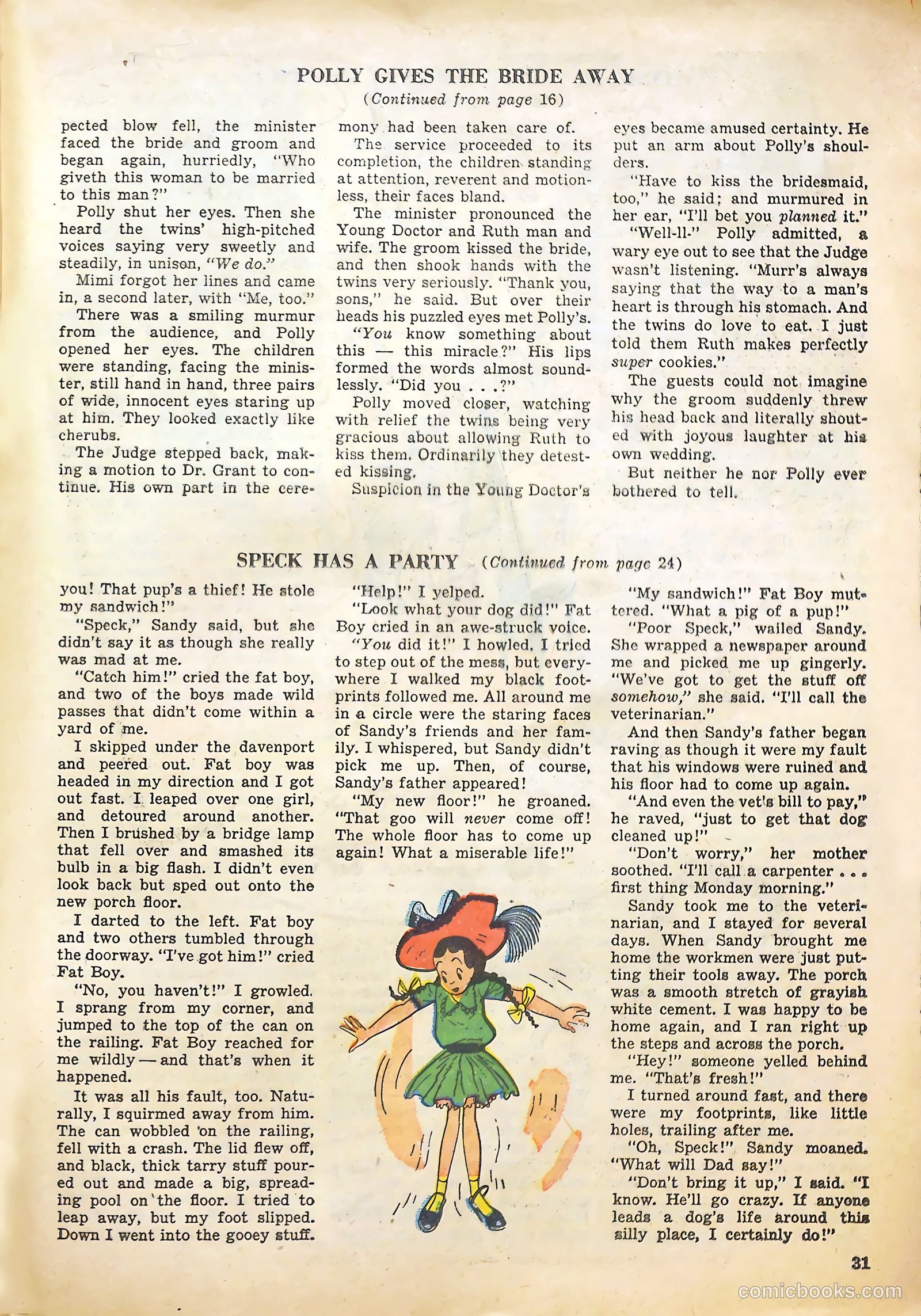 Girls' Fun and Fashion Magazine #45 (1950) — page 40 of 52