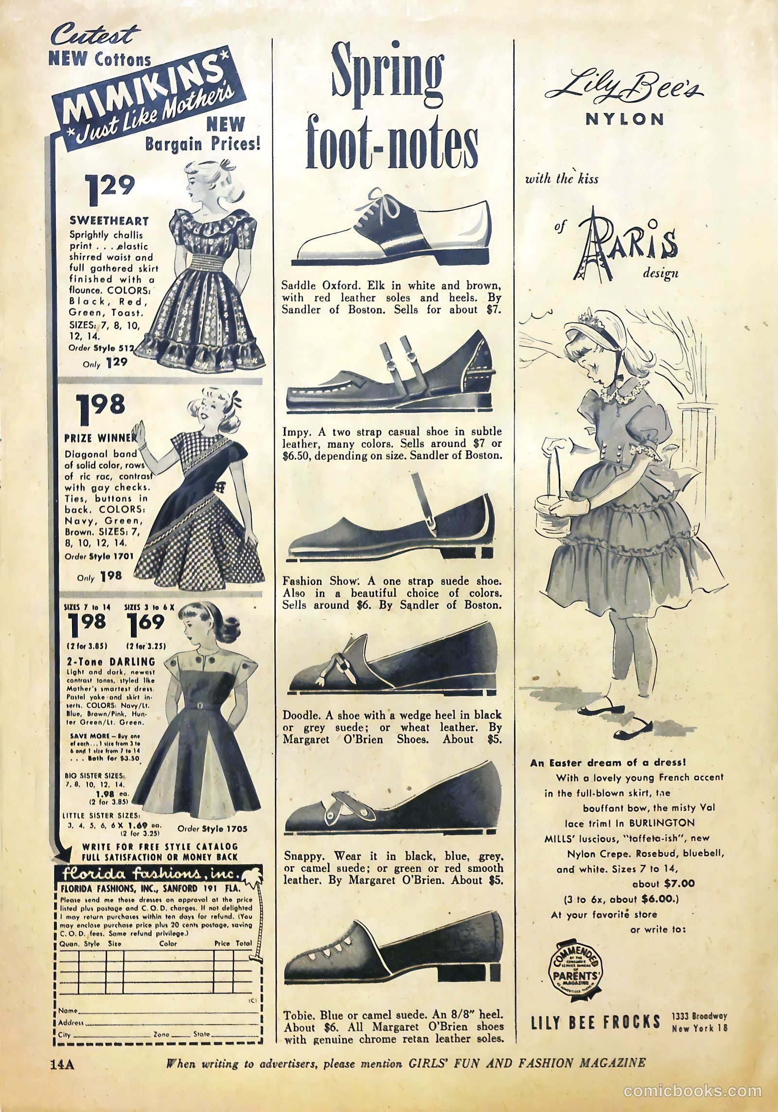 Girls' Fun and Fashion Magazine #45 (1950) — page 45 of 52