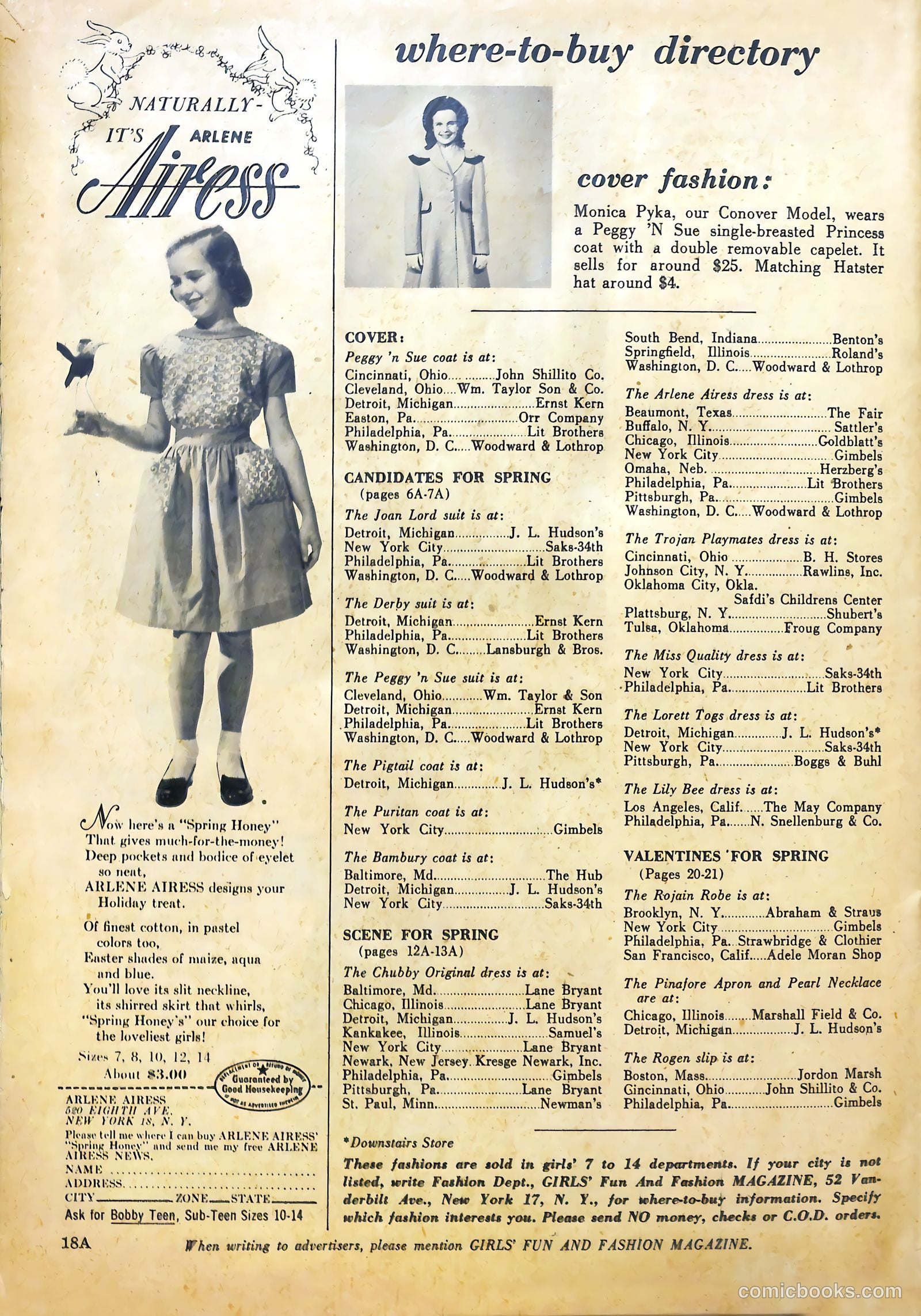 Girls' Fun and Fashion Magazine #45 (1950) — page 49 of 52