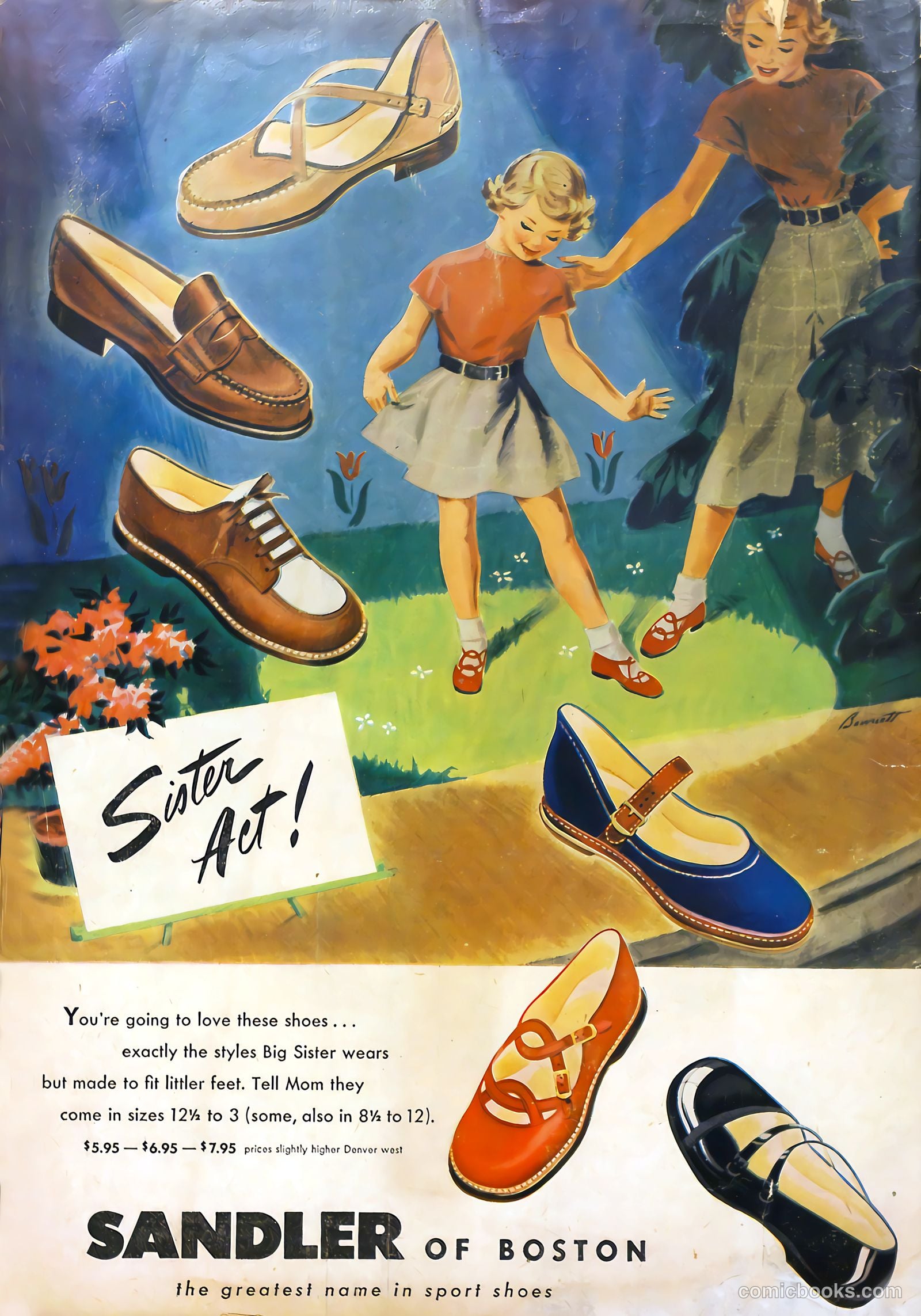 Girls' Fun and Fashion Magazine #45 (1950) — page 51 of 52