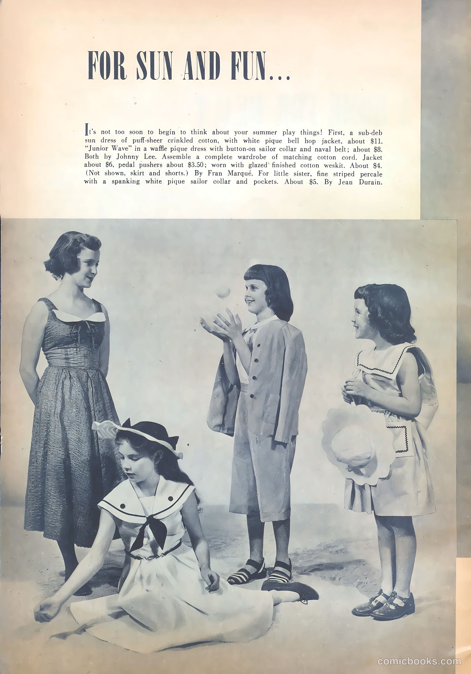 Girls' Fun and Fashion Magazine #46 (1950) — page 4 of 43